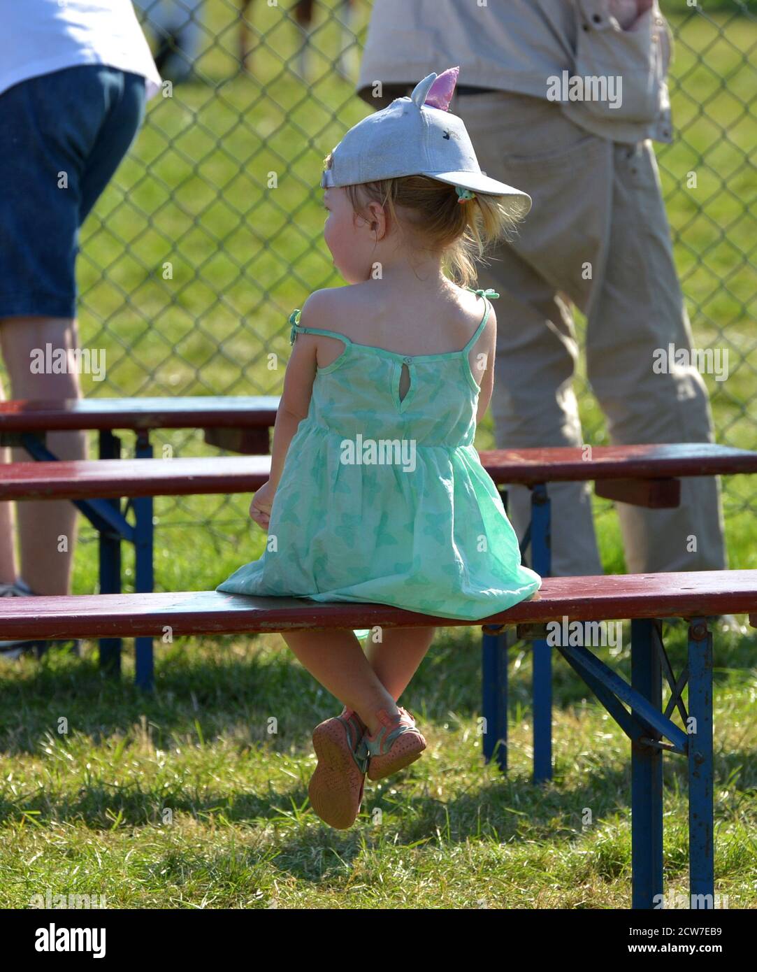 Little summer dress Keeping cool Stock Photo