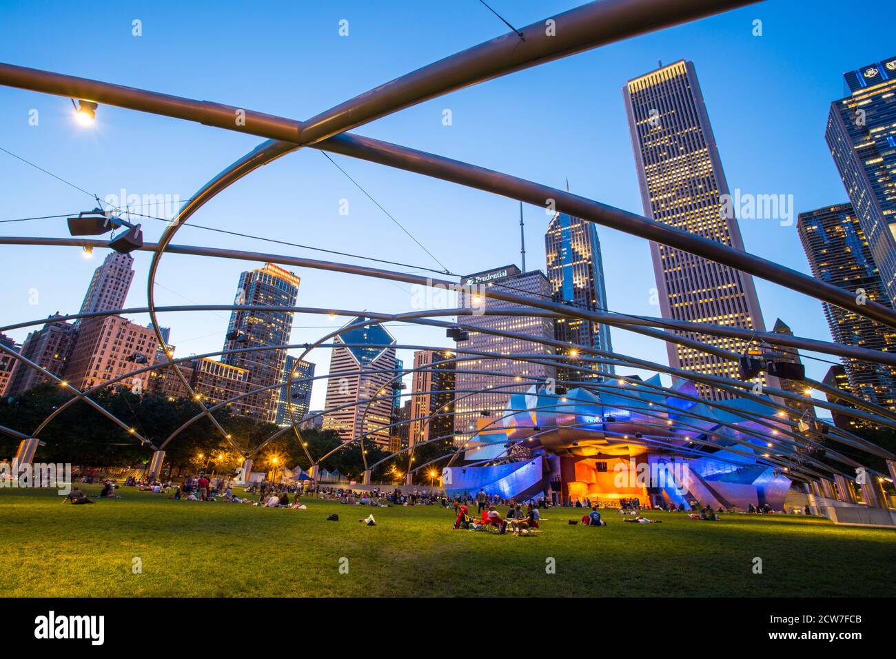 Jay Pritzker Pavilion Stock Photo - Alamy