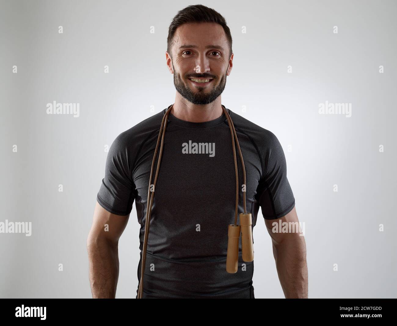 Jump Rope Trainers Fitness trainer with jumping rope Stock Photo - Alamy