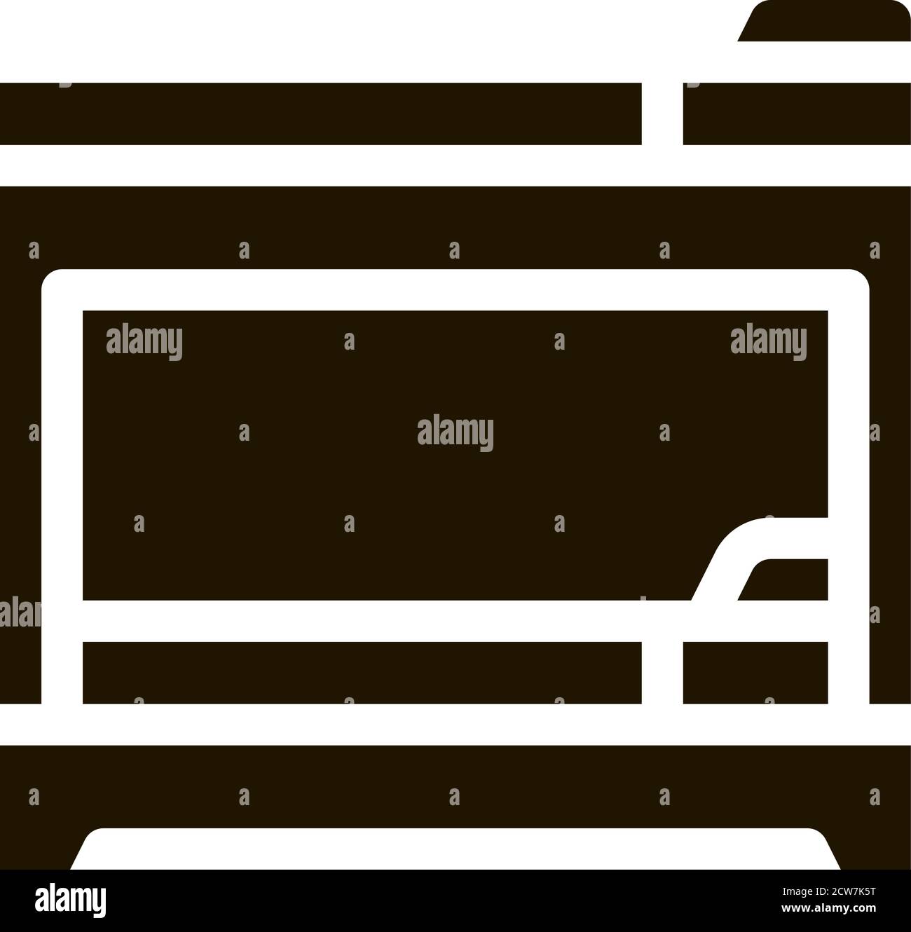 Bunk Bed Sleeping Time Icon Illustration Stock Vector Image & Art - Alamy