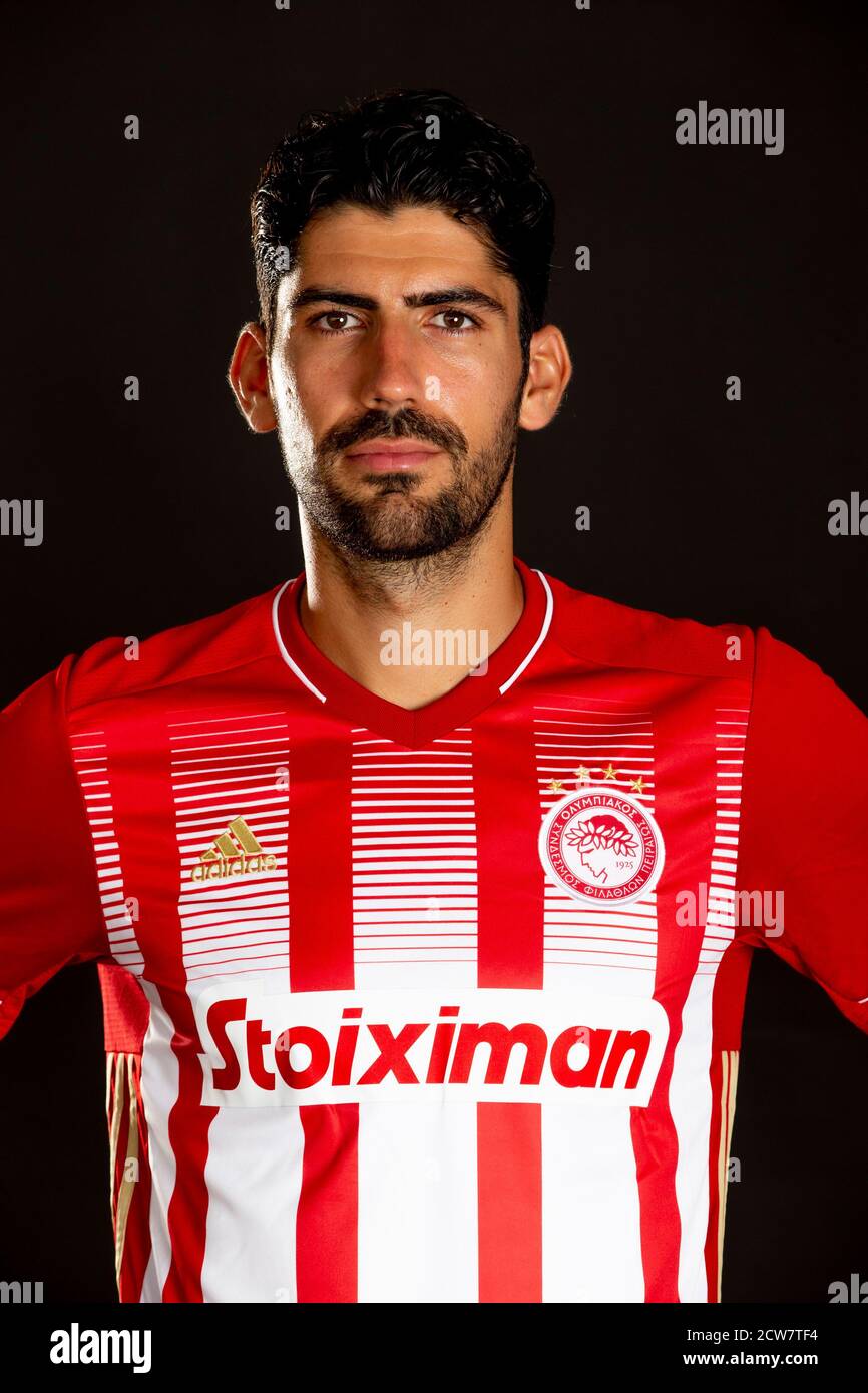 Andreas Bouchalakis of Olympiacos taken at Olympiacos Media Day Stock Photo  - Alamy