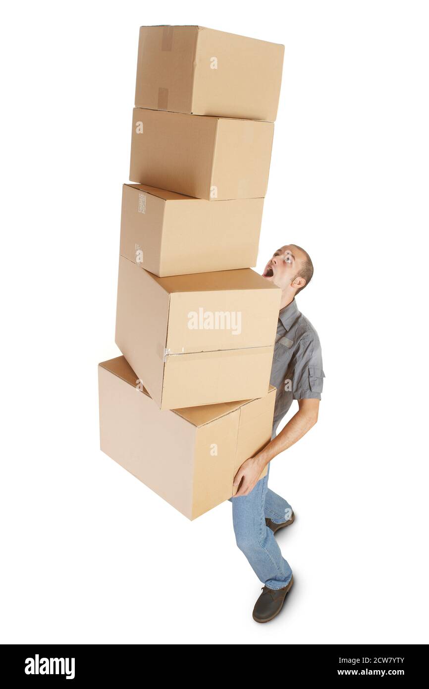 No more boxes. Картонные коробочки для визиток. Куча картонных ящиков. Коробки на складе. Many boxes.