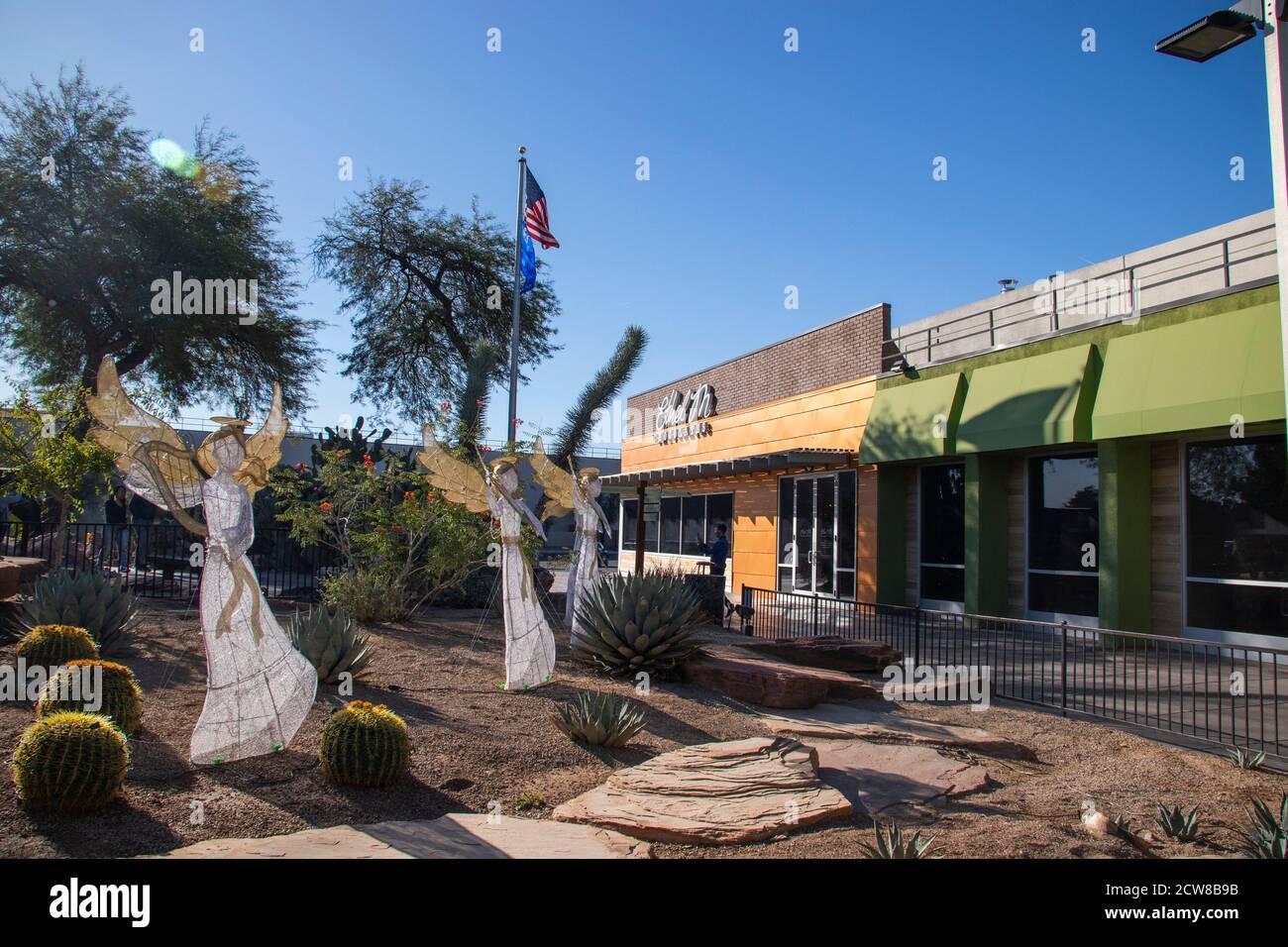 Las Vegas, US Nov 2019 Christmas Decoration of the famous Ethel M
