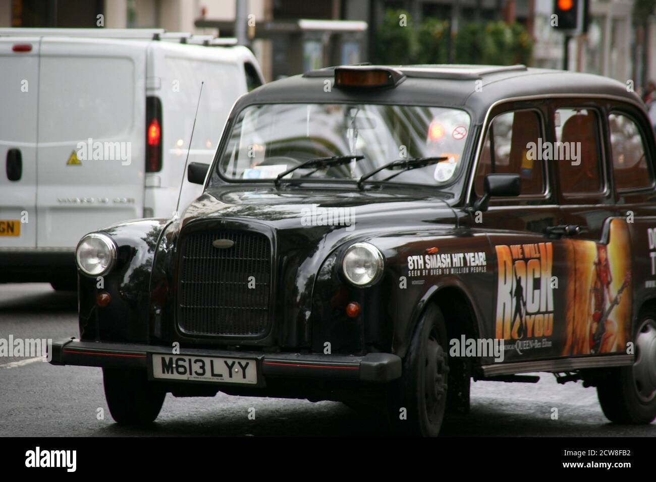 LONDON MAY 8 FX4 Hackney Carriage, also called London Taxi or Black Cab, at Strand on May 8