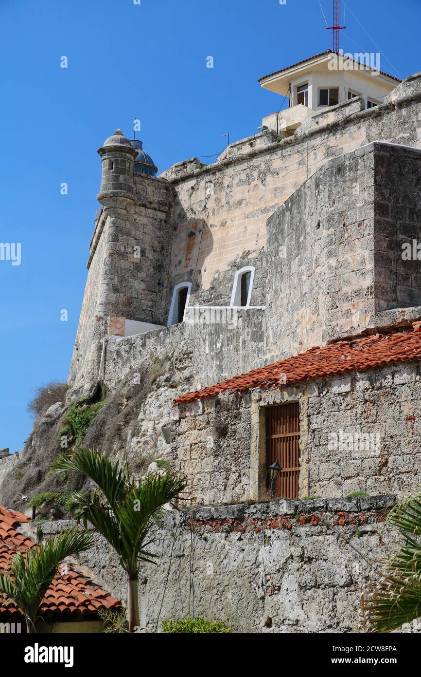 castle de San Pedro de la Roco, Havanna Cuba Stock Photo
