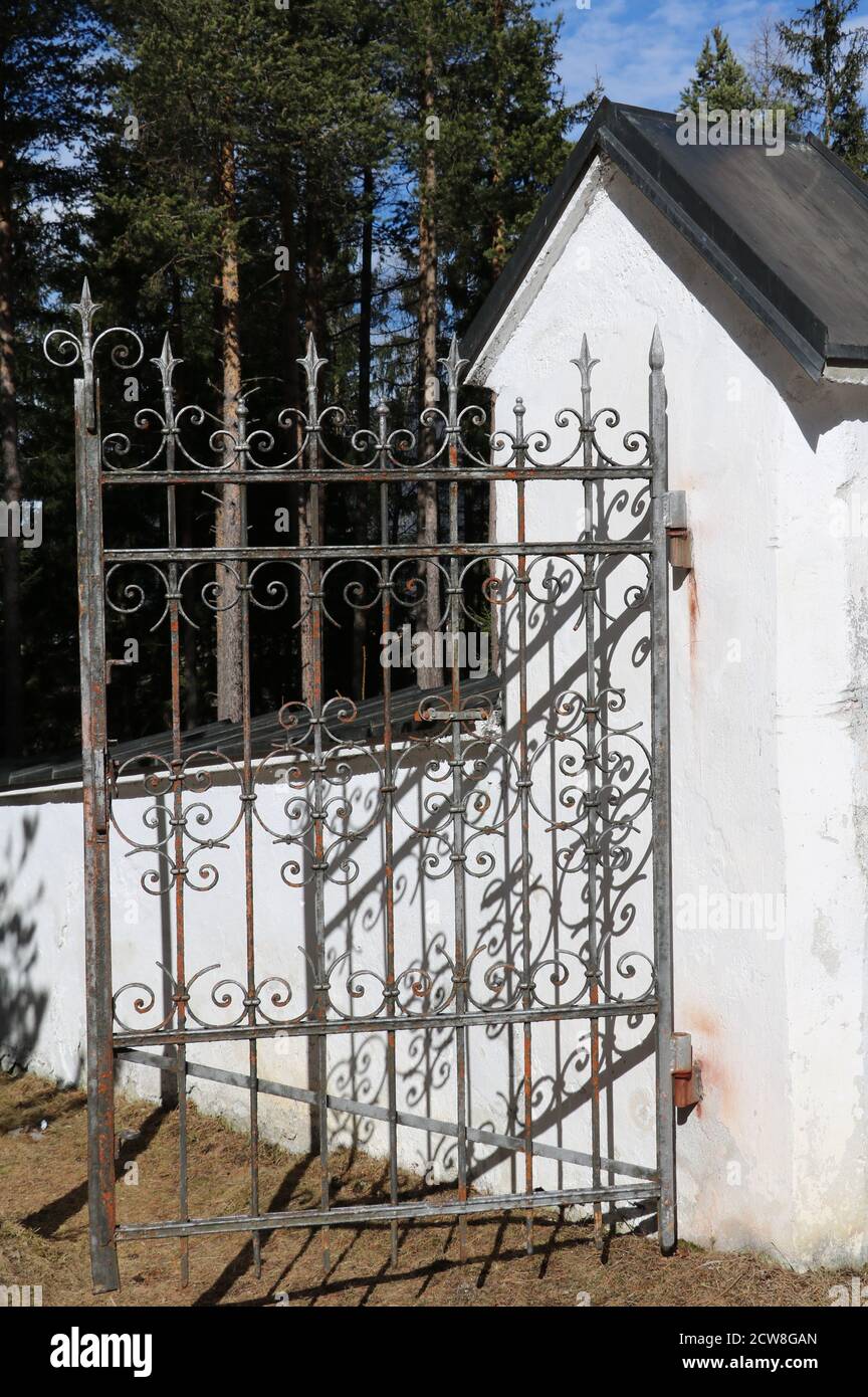 iron gate in Tyrol Austria Stock Photo