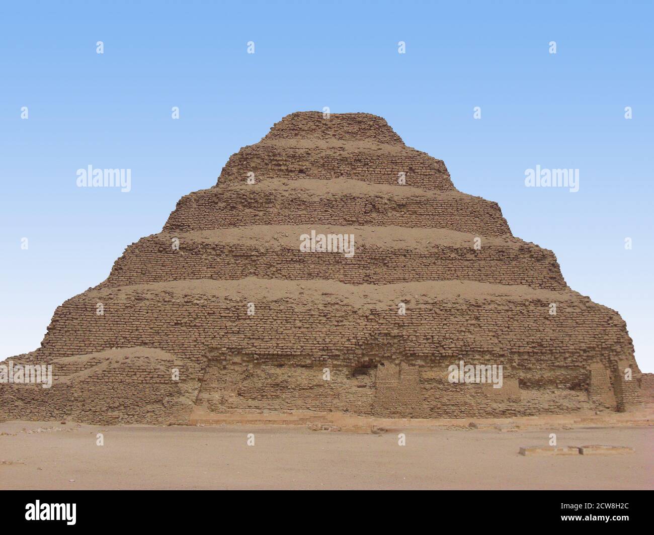 Egypte pyramide de Saqqarah Stock Photo
