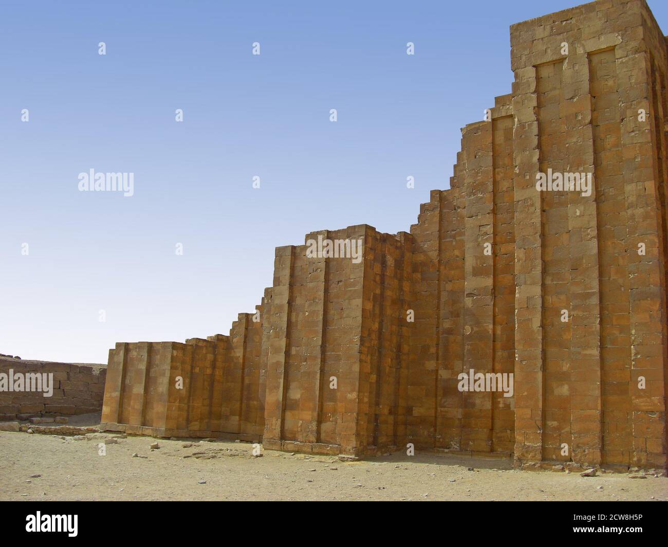 Egypte pyramide de Saqqarah Stock Photo