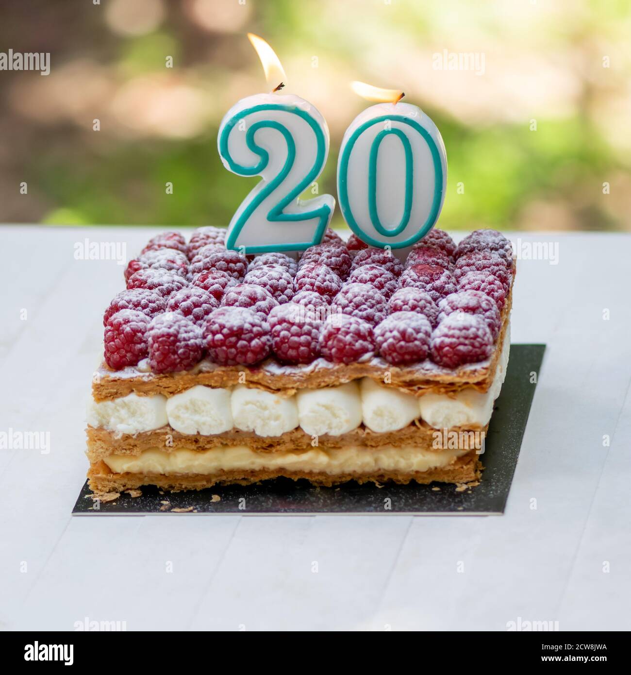 th Birthday Raspberry Cake With Burning Candles Celebration Stock Photo Alamy th Birthday Raspberry Cake With Burning Candles Celebration Stock Photo Alamy