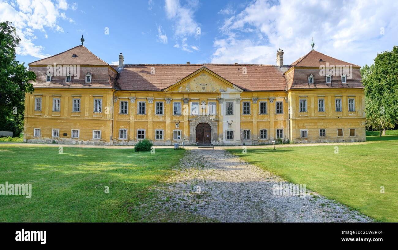 Historical building of Baroque castle Marchegg (Marchegg, AUSTRIA) Stock Photo