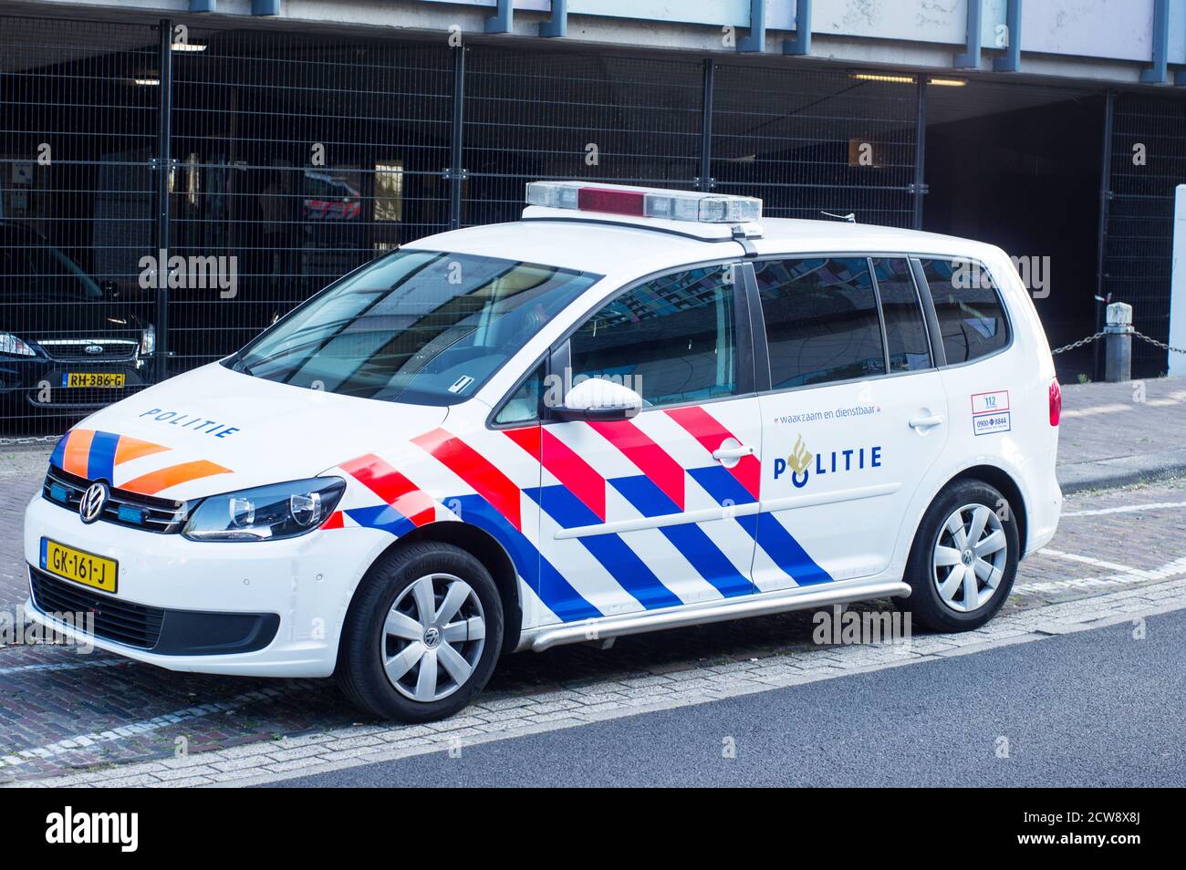 Nijmegen, Netherlands - September 18, 2020: Dutch police car on the street  Stock Photo - Alamy