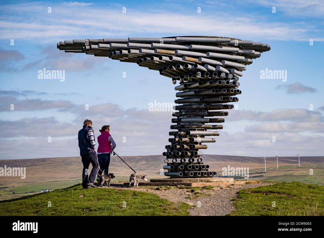 Metal singing ringing tree hi-res stock photography and images - Alamy