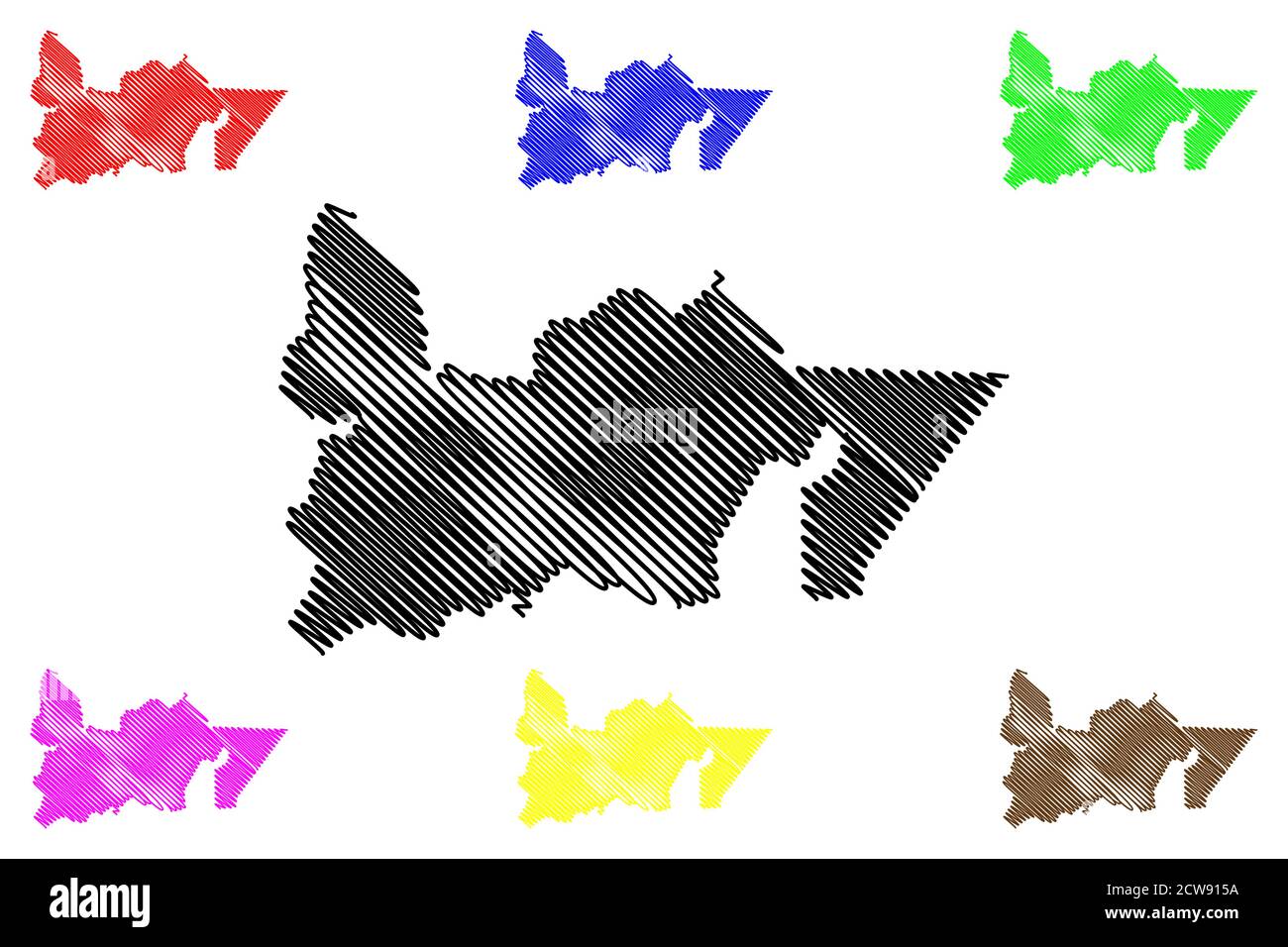 Southern Peninsula Region (Iceland island, Regions of Iceland) map