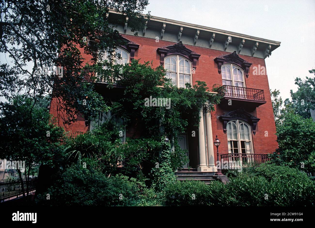 MERCER-WILLIAMS HOUSE, HISTORIC SAVANNAH, GEORGIA, USA, 1980s Stock Photo