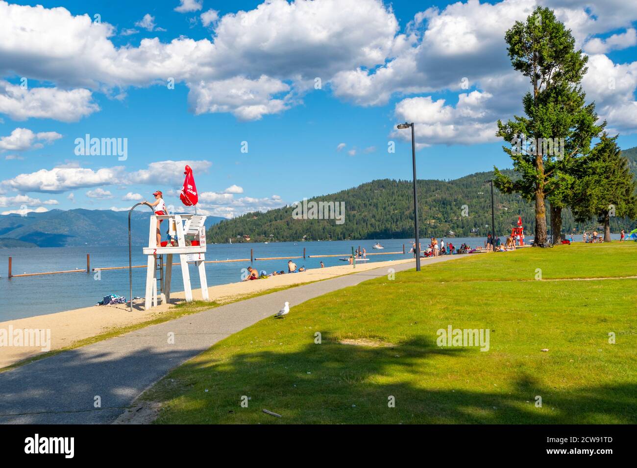 Sandpoint idaho summer hires stock photography and images Alamy