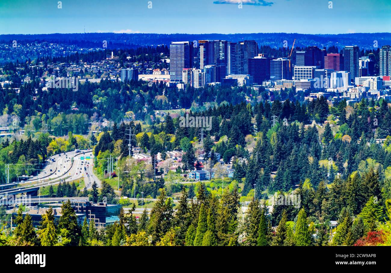 Bellevue, WA USA - circa June 2021: View of valet parking offered outside  the Shops of Bravern shopping district in downtown Bellevue Stock Photo -  Alamy