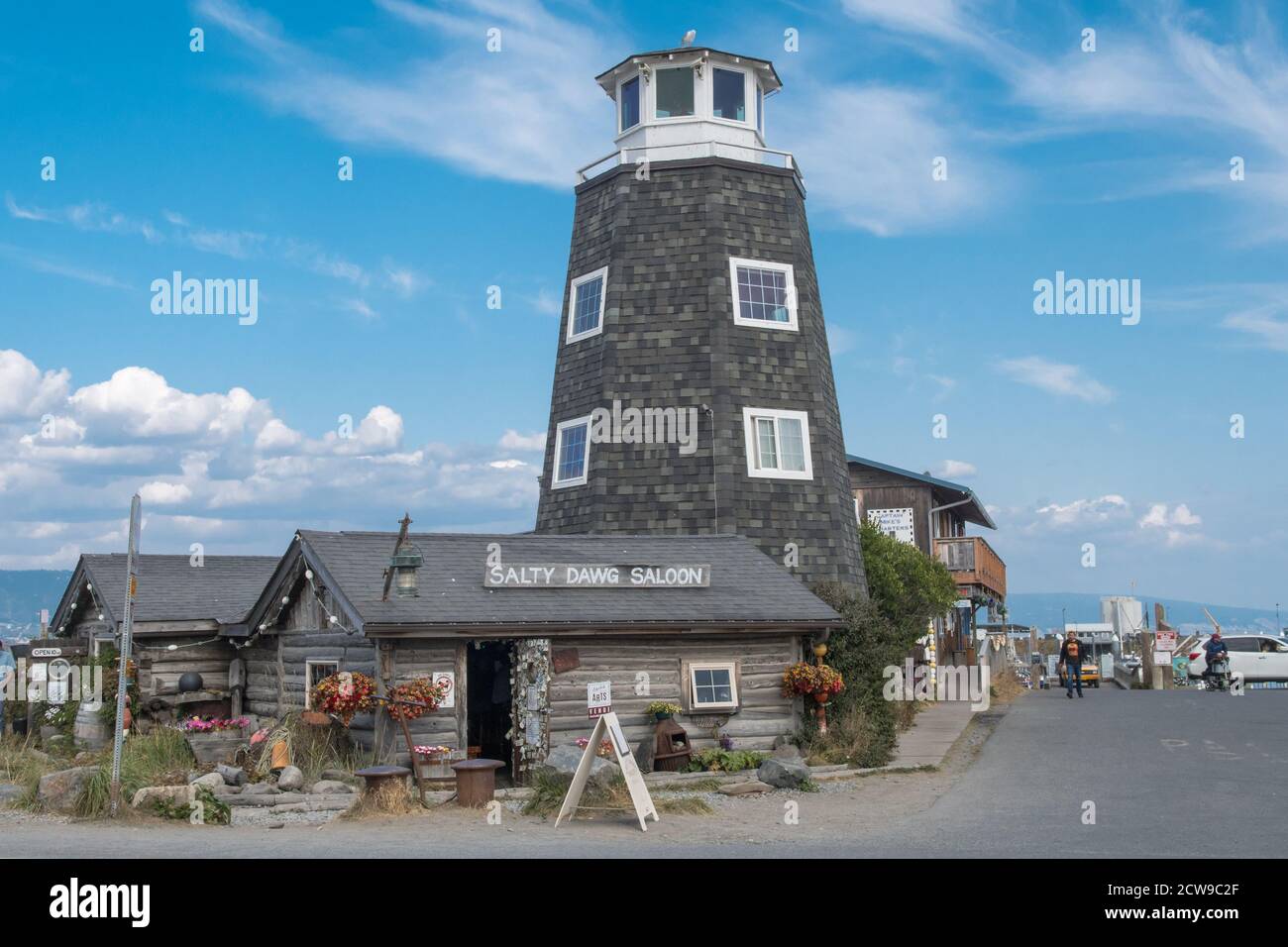 Homer alaska salty dog saloon hi-res stock photography and images