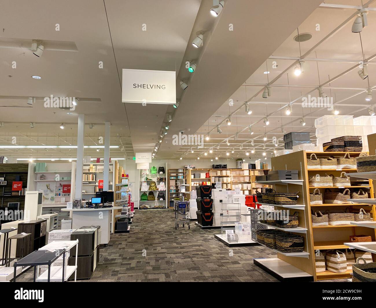 Orlando, FL/USA9/28/20 An overview of The Container Store retail