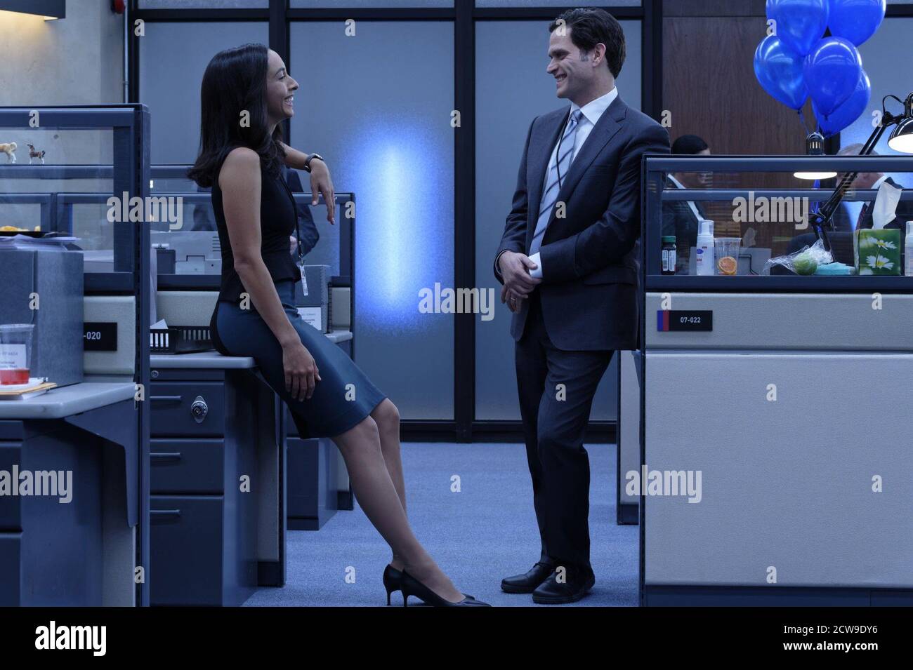 THE COMEY RULE, from left: Oona Chaplin, Steven Pasquale as Peter Strzok, 'Night One', (Episode 1, aired Sept. 27, 2020). photo: Ben Mark Holzberg / ©Showtime / Courtesy Everett Collection Stock Photo