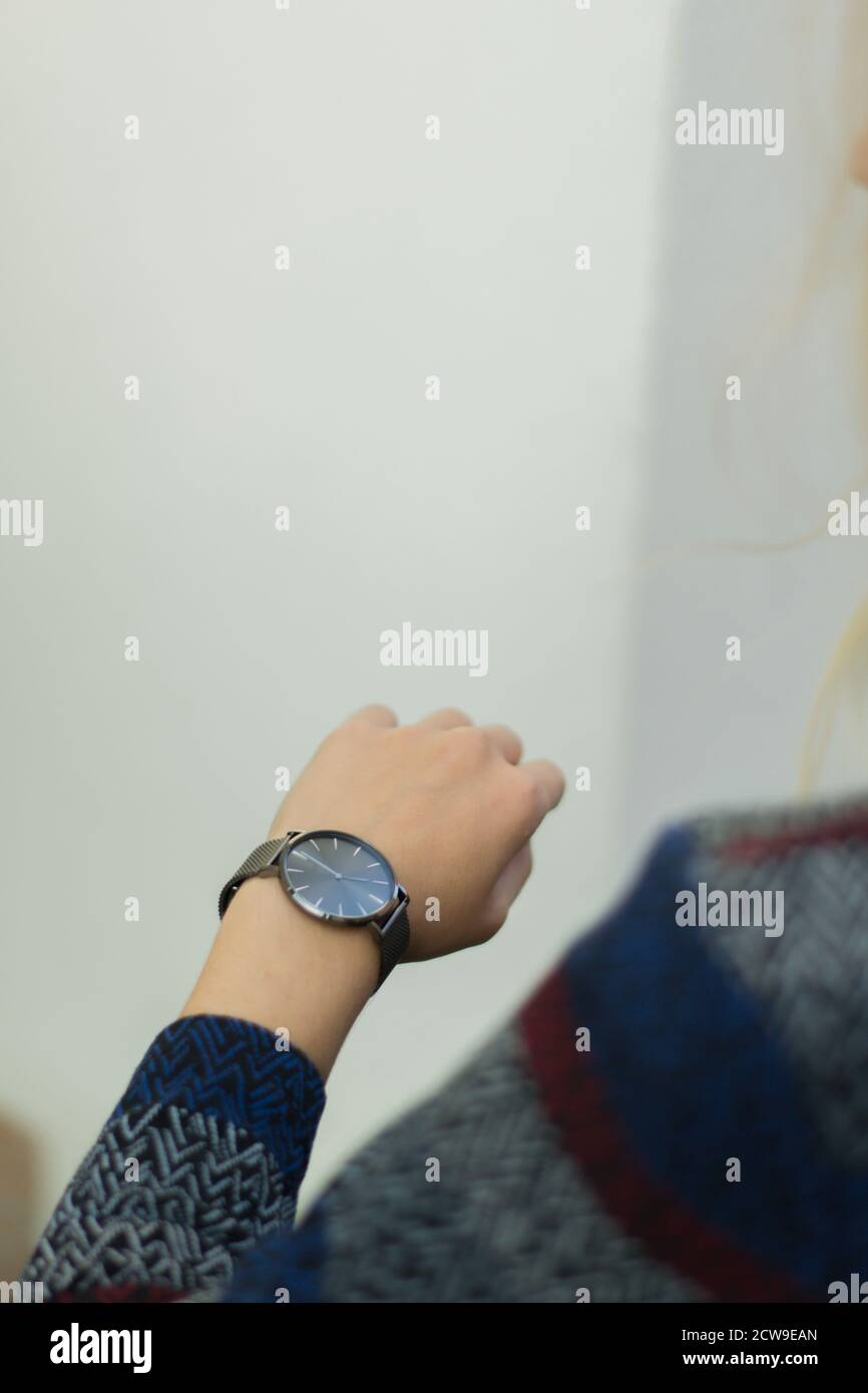 Closeup vertical shot female hi-res stock photography and images - Alamy