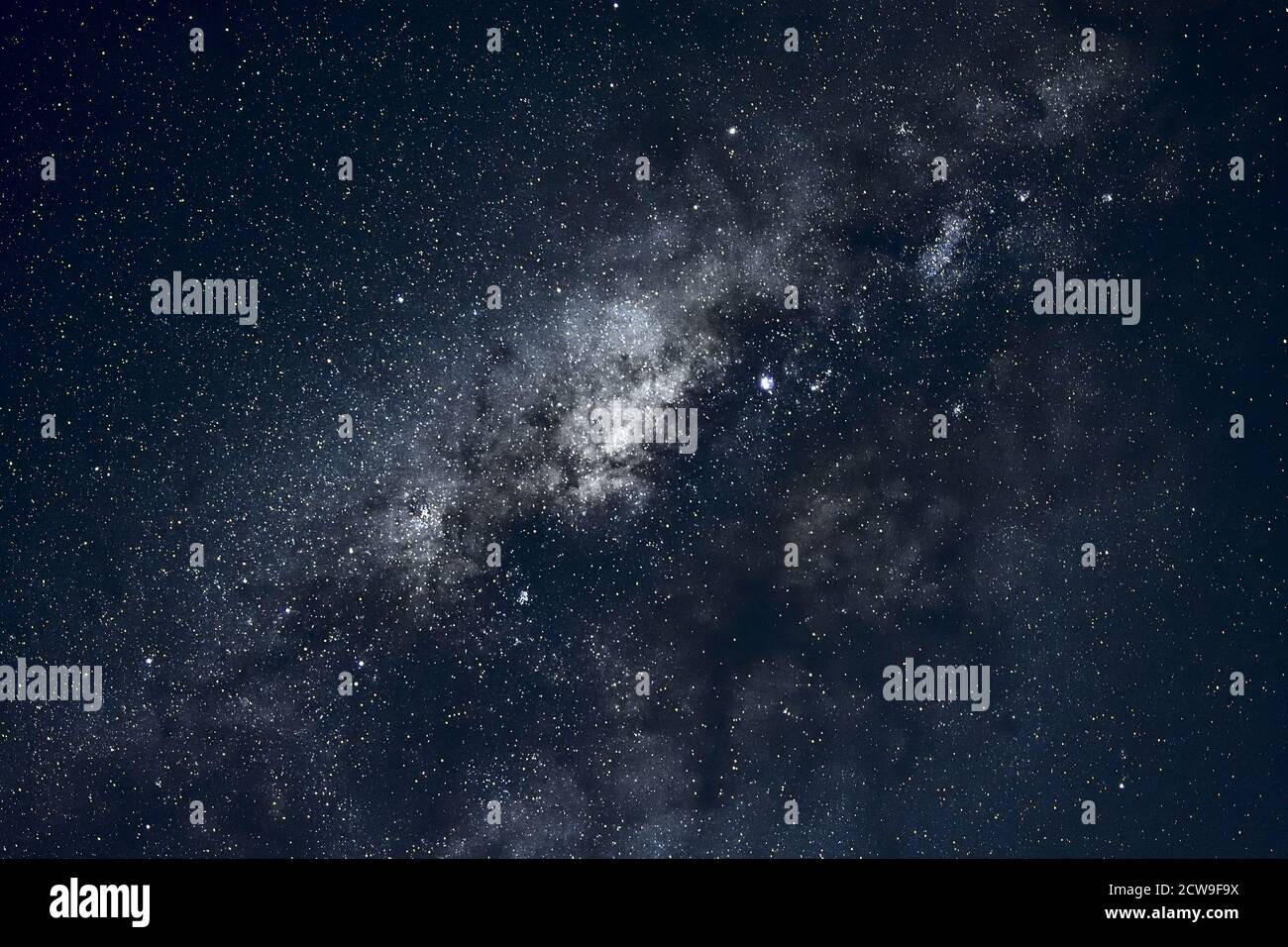 central portion of the milky way Stock Photo