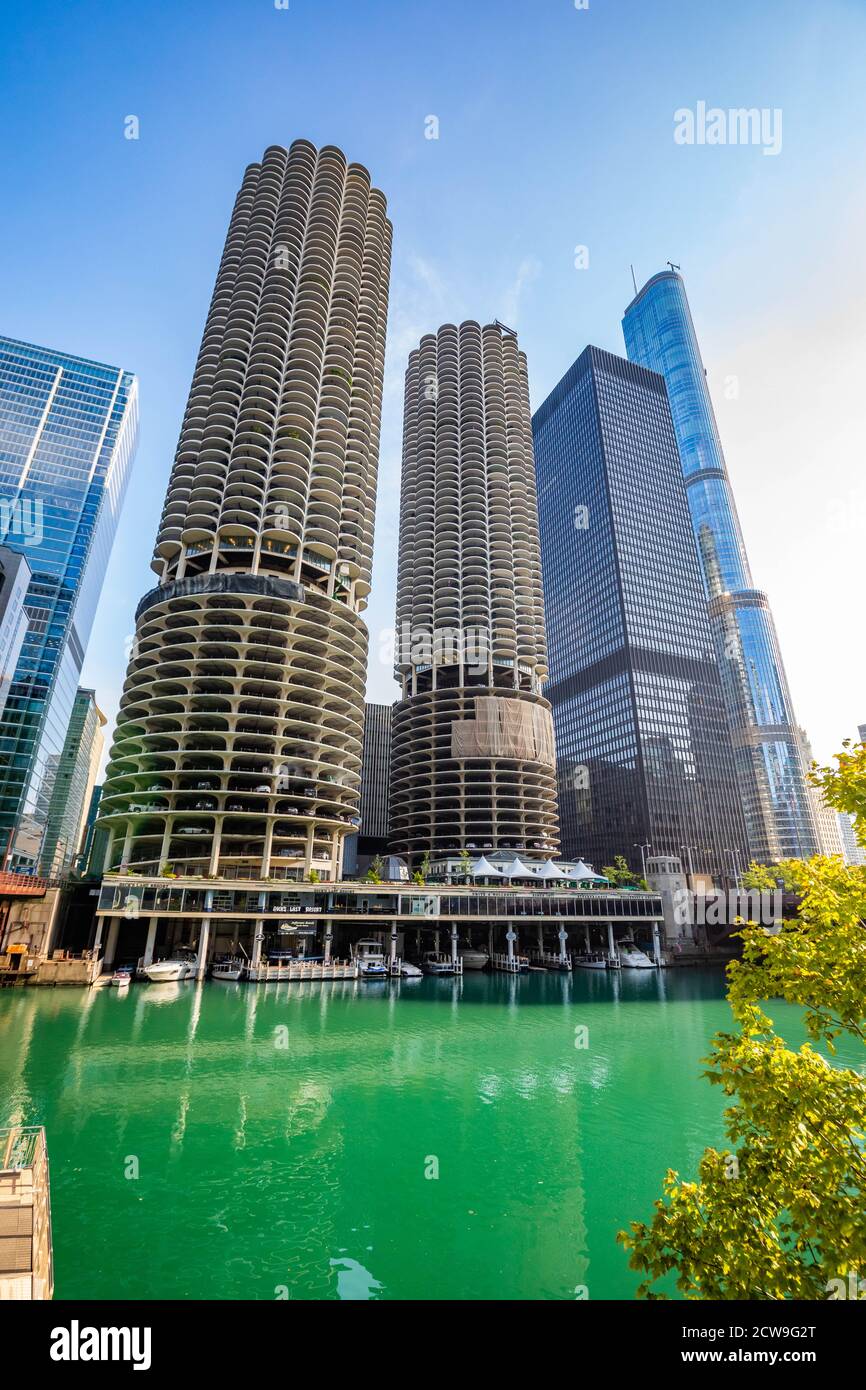Chicago city view hi-res stock photography and images - Alamy