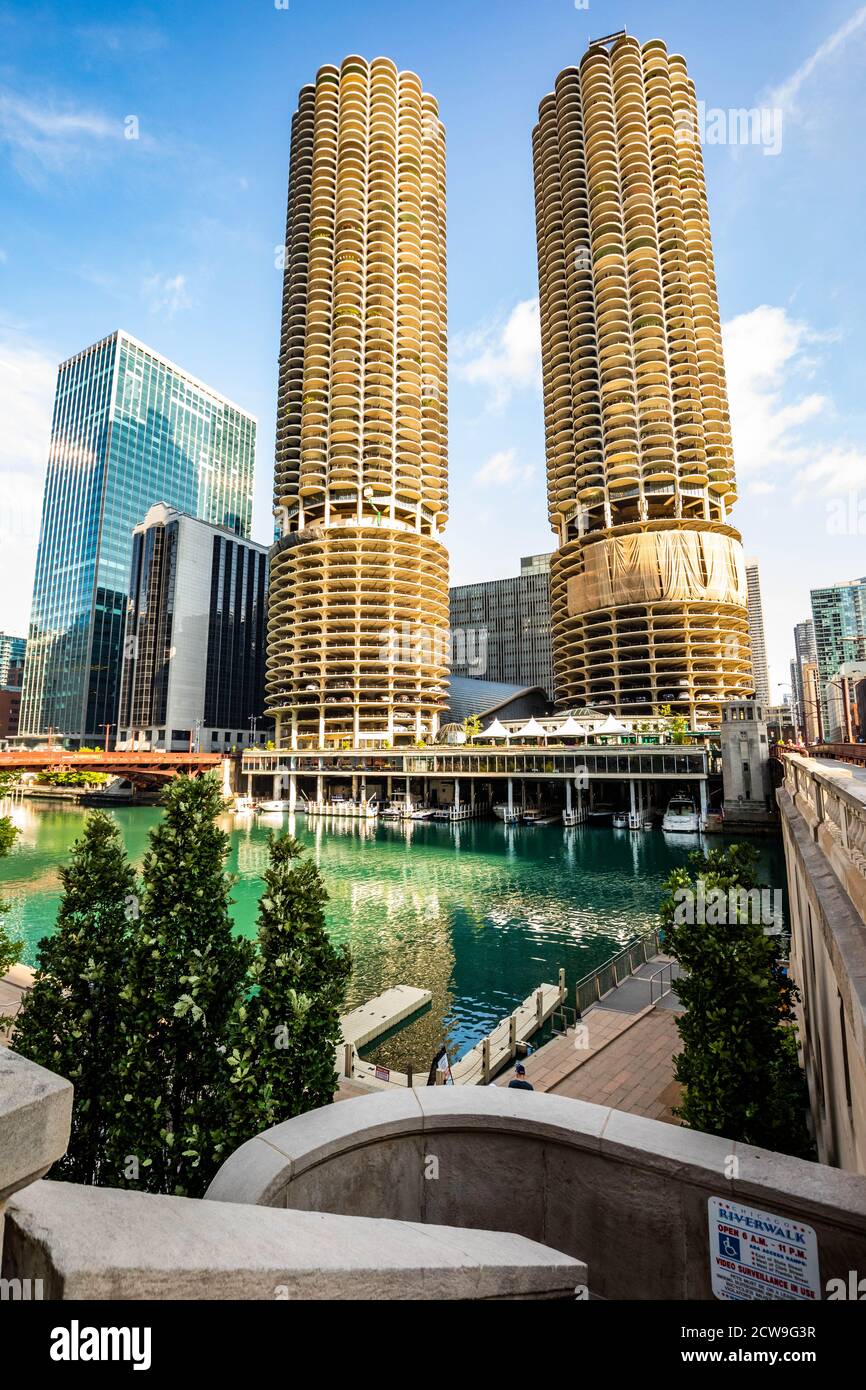 Chicago city view hi-res stock photography and images - Alamy