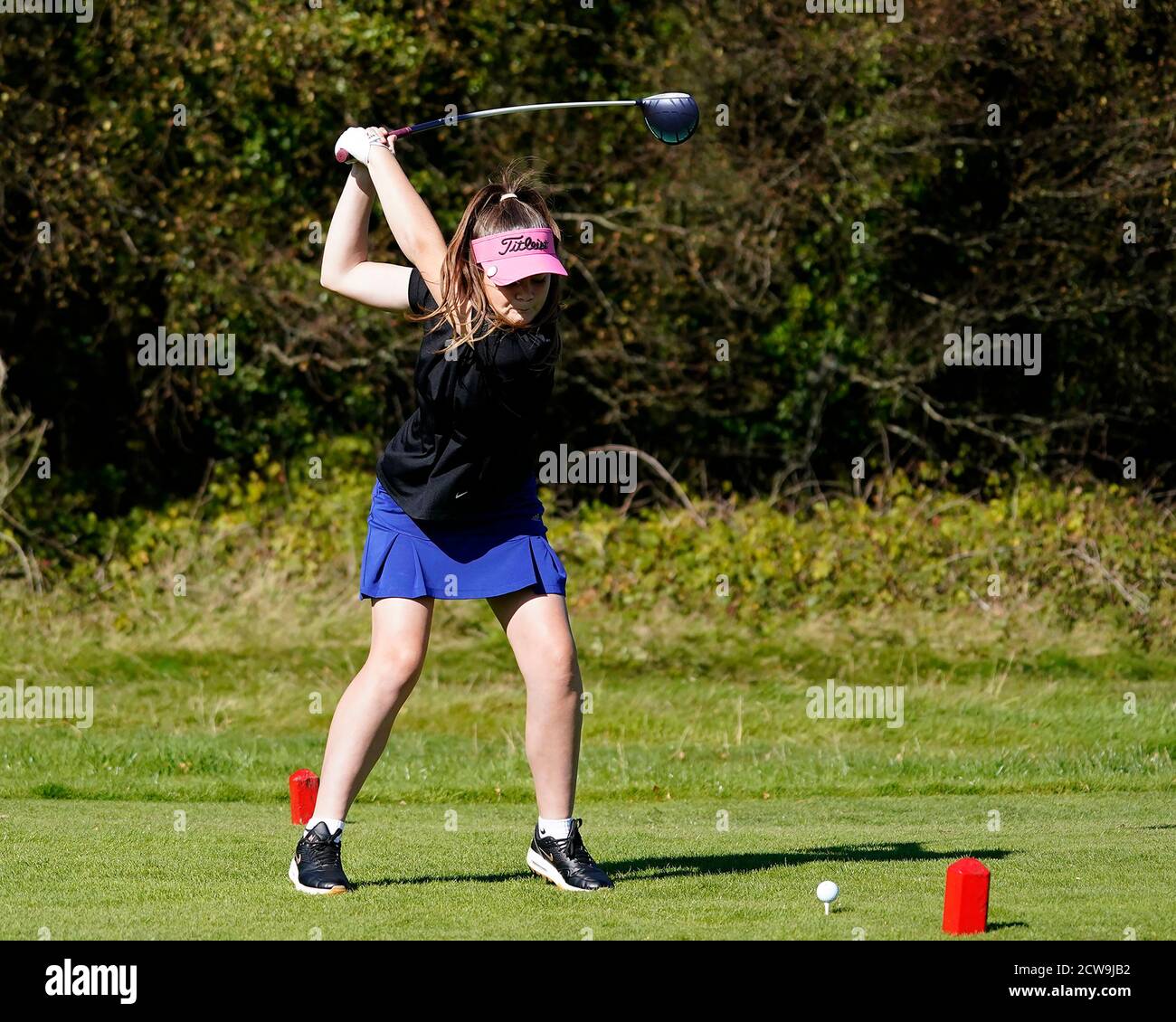 Zara Gardam in action during the Junior European Open Regional Finals at Swansea Bay Golf Club. Photo by Graham Glendinning SOPA Images Sipa USA Stock Photo Alamy