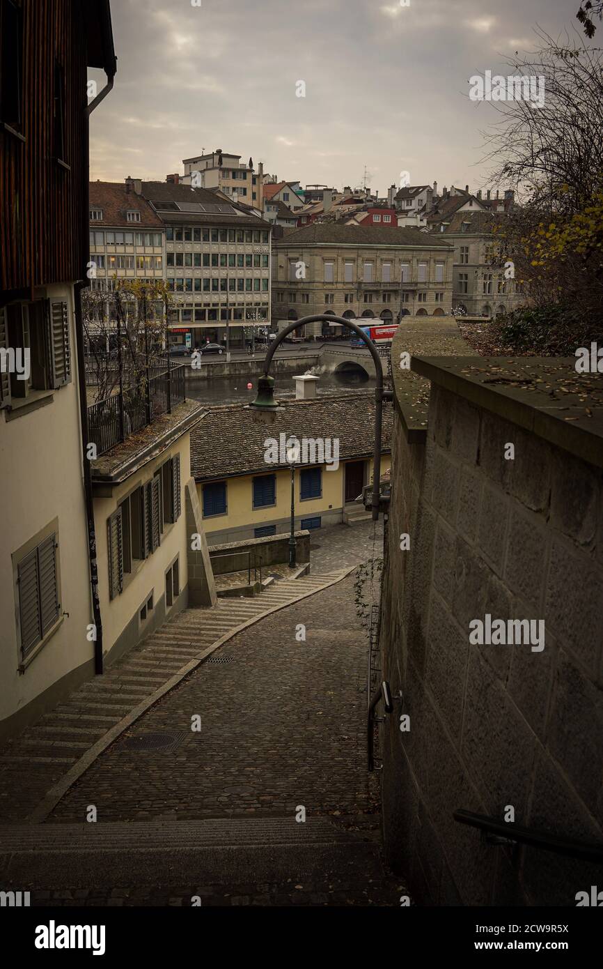 The beautiful Zurich Old town Stock Photo - Alamy