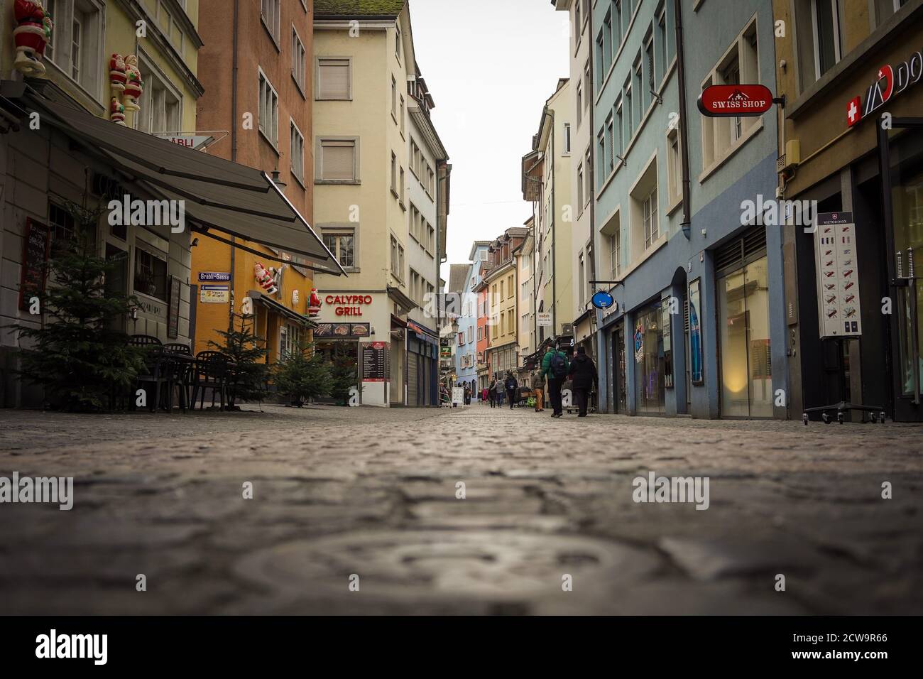 The beautiful Zurich Old town Stock Photo