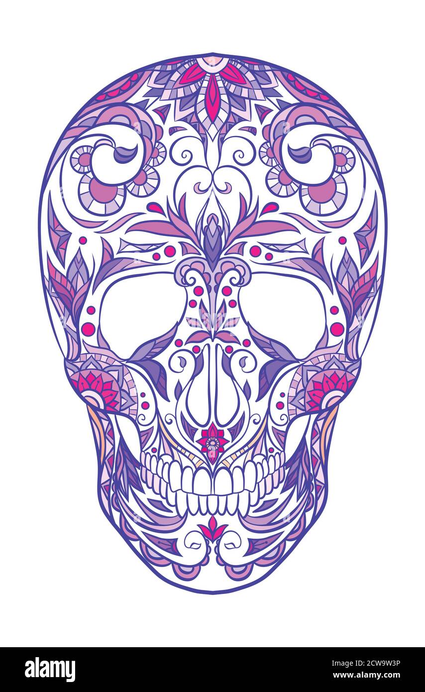 Neon Skull High Resolution Stock Photography And Images Alamy