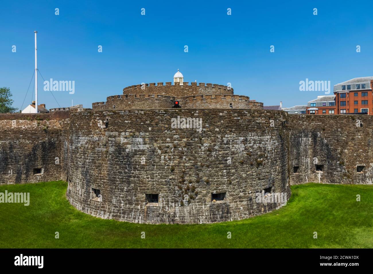 England, Kent, Deal, Deal Castle and Moat Stock Photo