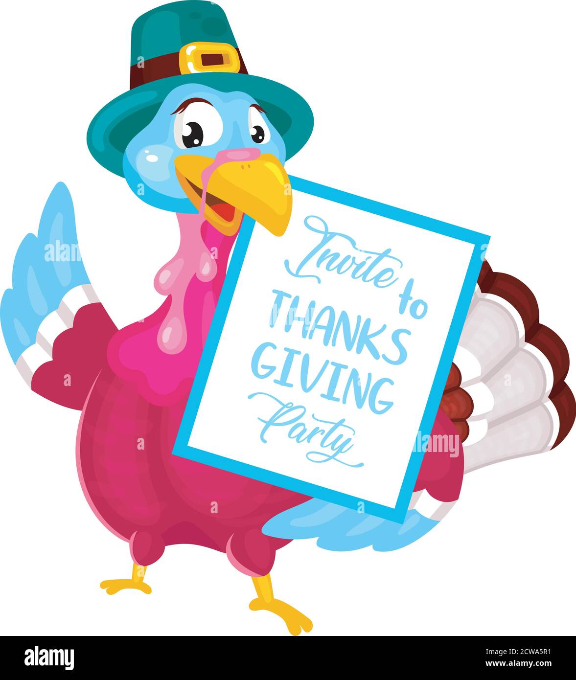 Thanksgiving day flat vector illustration Stock Vector Image & Art - Alamy