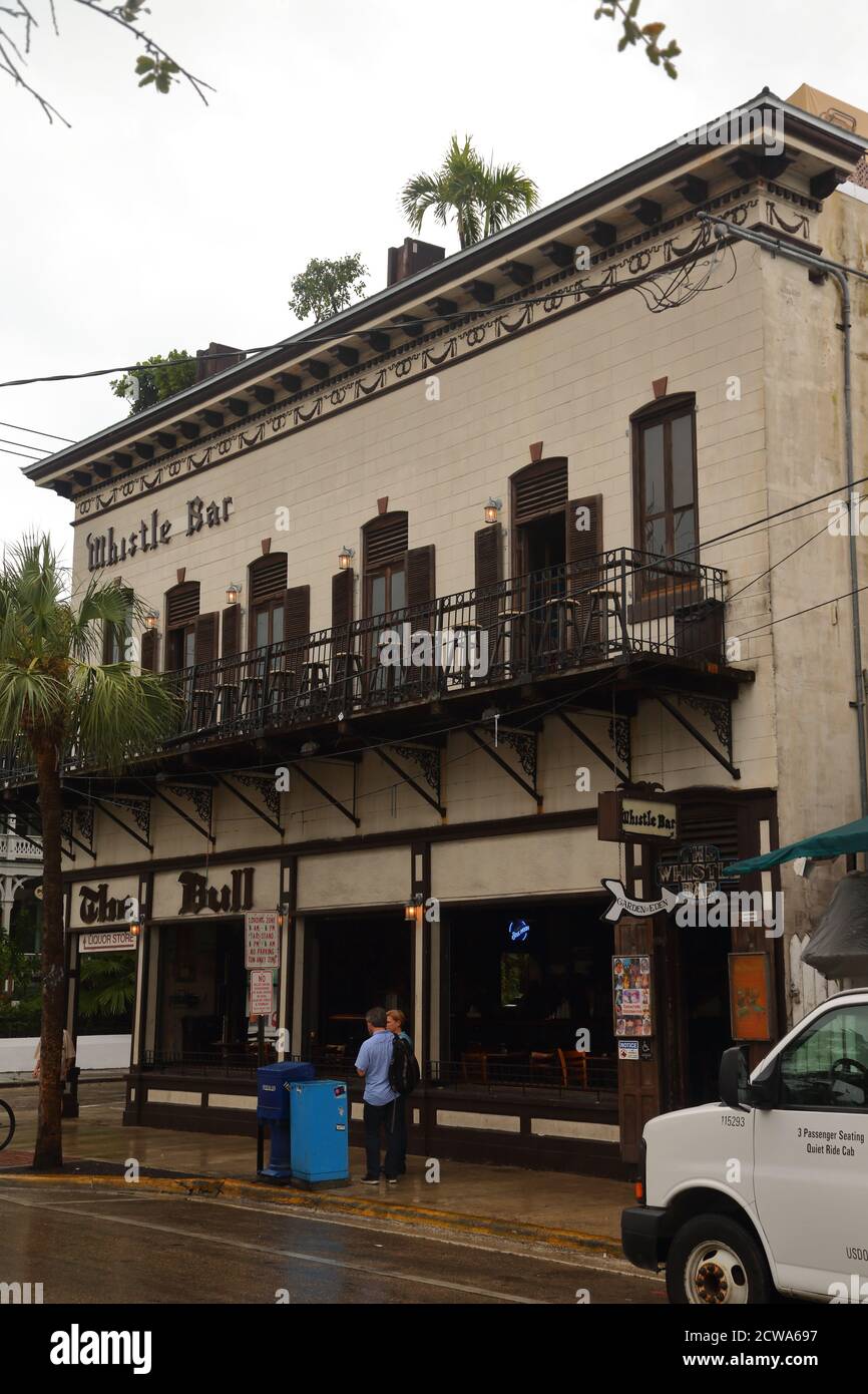 Whistle Bar in Key West, Florida, USA Stock Photo Alamy