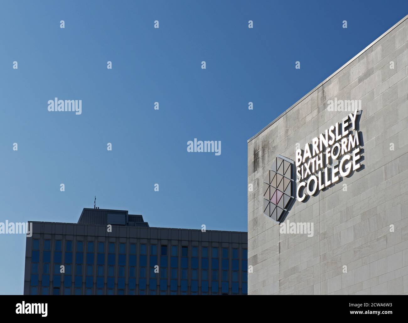 Barnsley Sixth form College, South Yorkshire, England UK Stock Photo