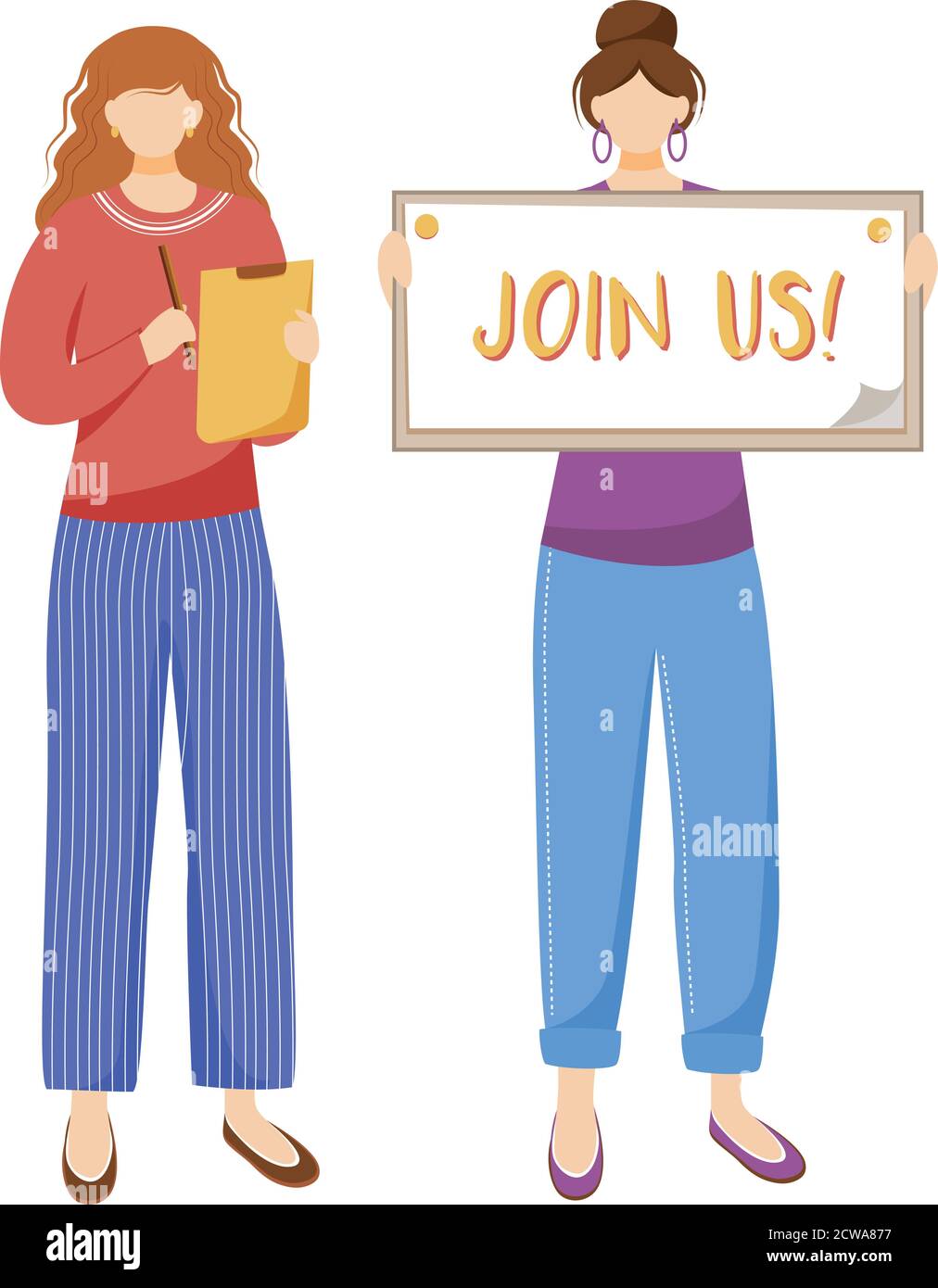 Social Agitation Flat Vector Illustration Stock Vector Image Art Alamy