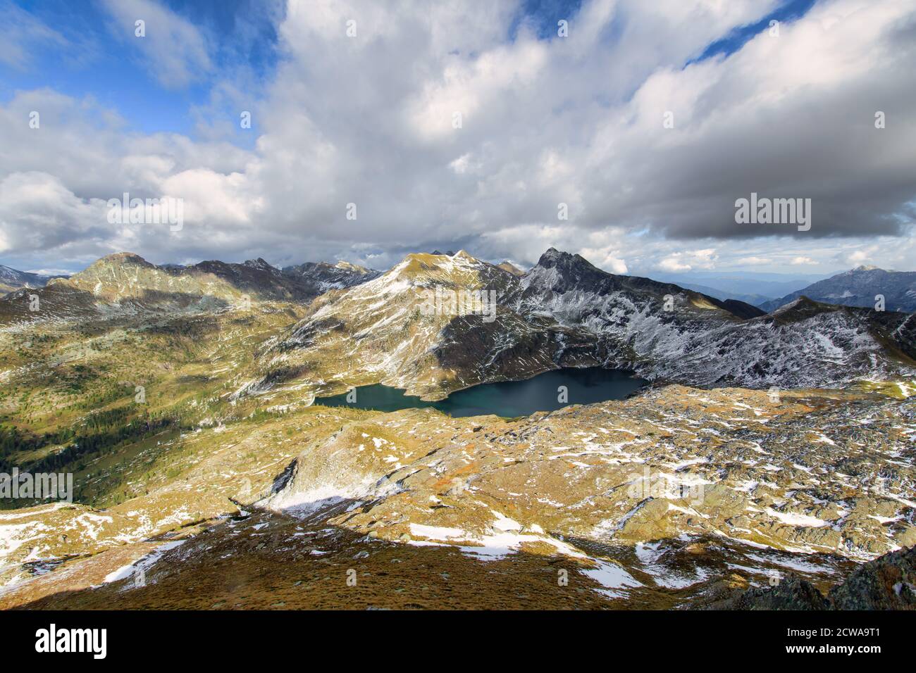 The Laghi Gemelli in the heart of the orobie of the brembana valley Bergamo north of Italy Stock Photo