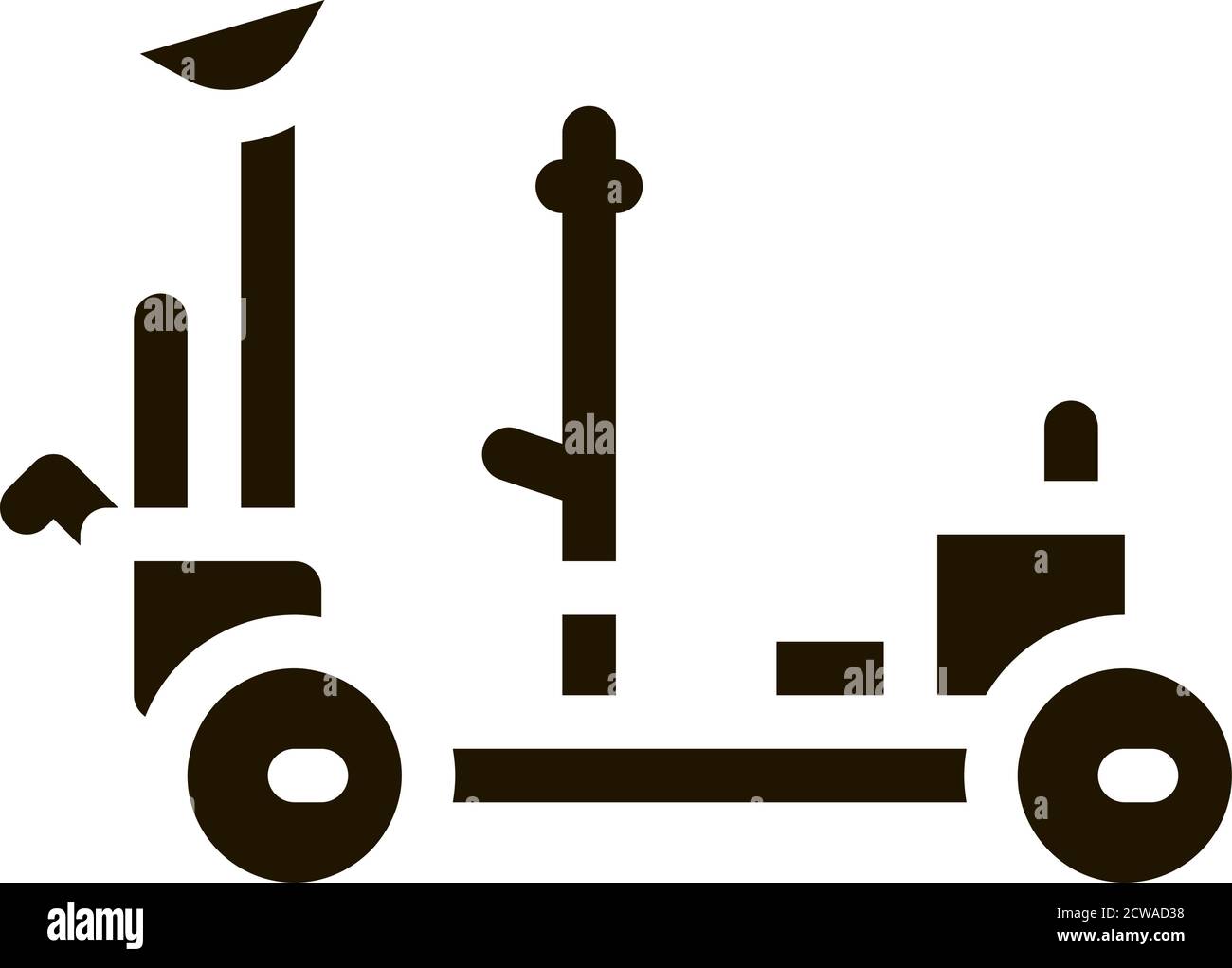 Astronaut Moon Rover Icon Illustration Stock Vector