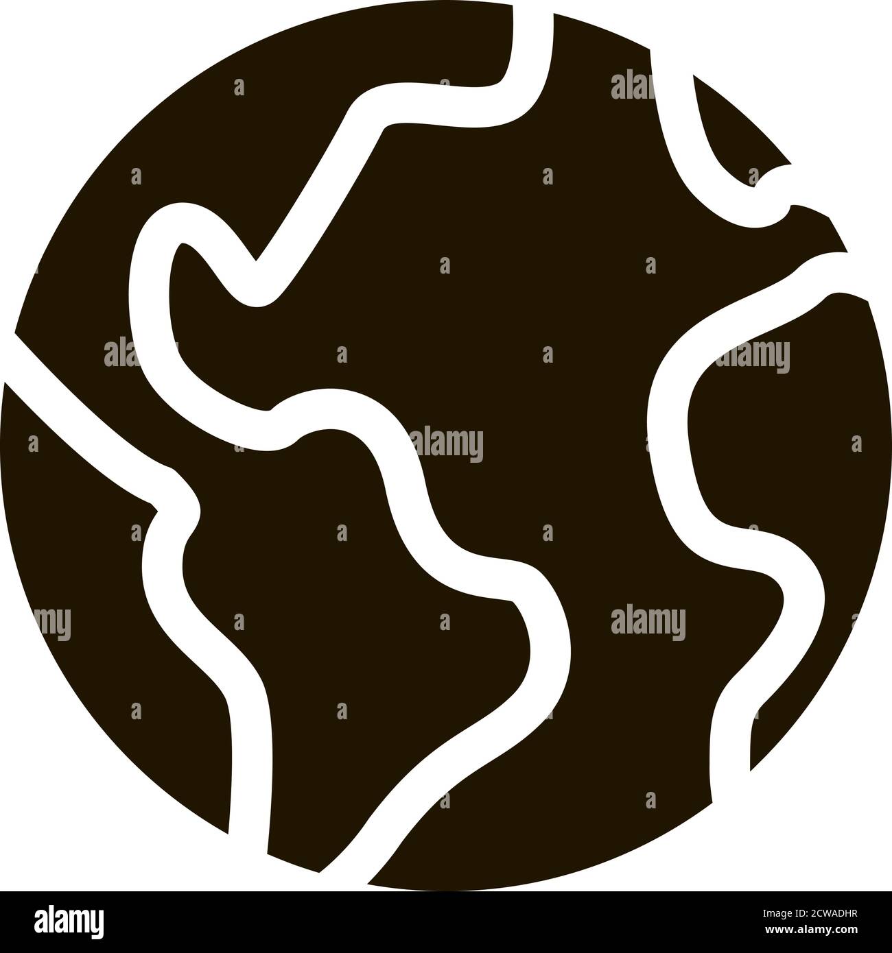 Planet Earth Globe Icon Illustration Stock Vector Image & Art - Alamy