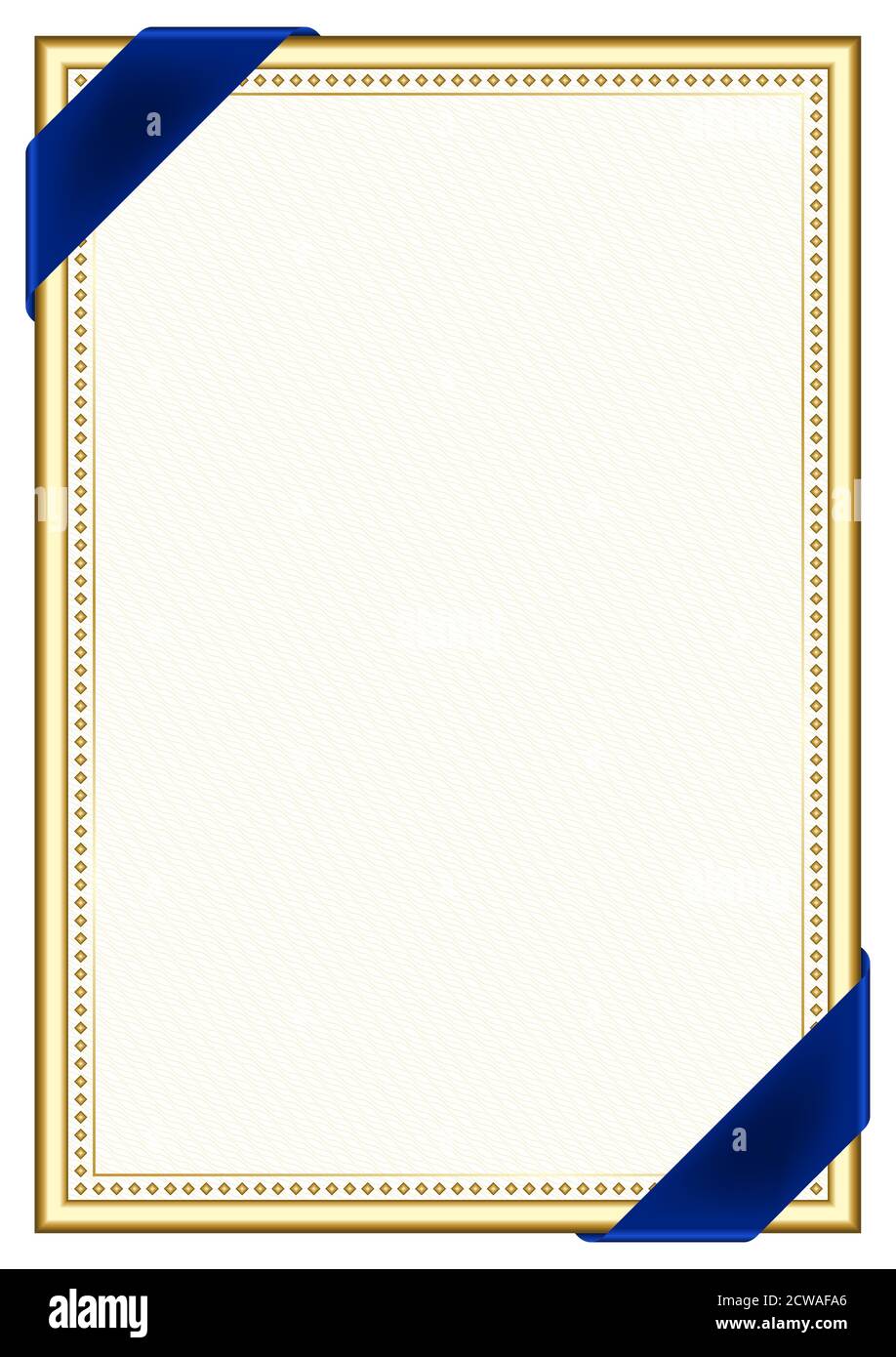 Vertical frame and border with New Zealand flag, template elements for
