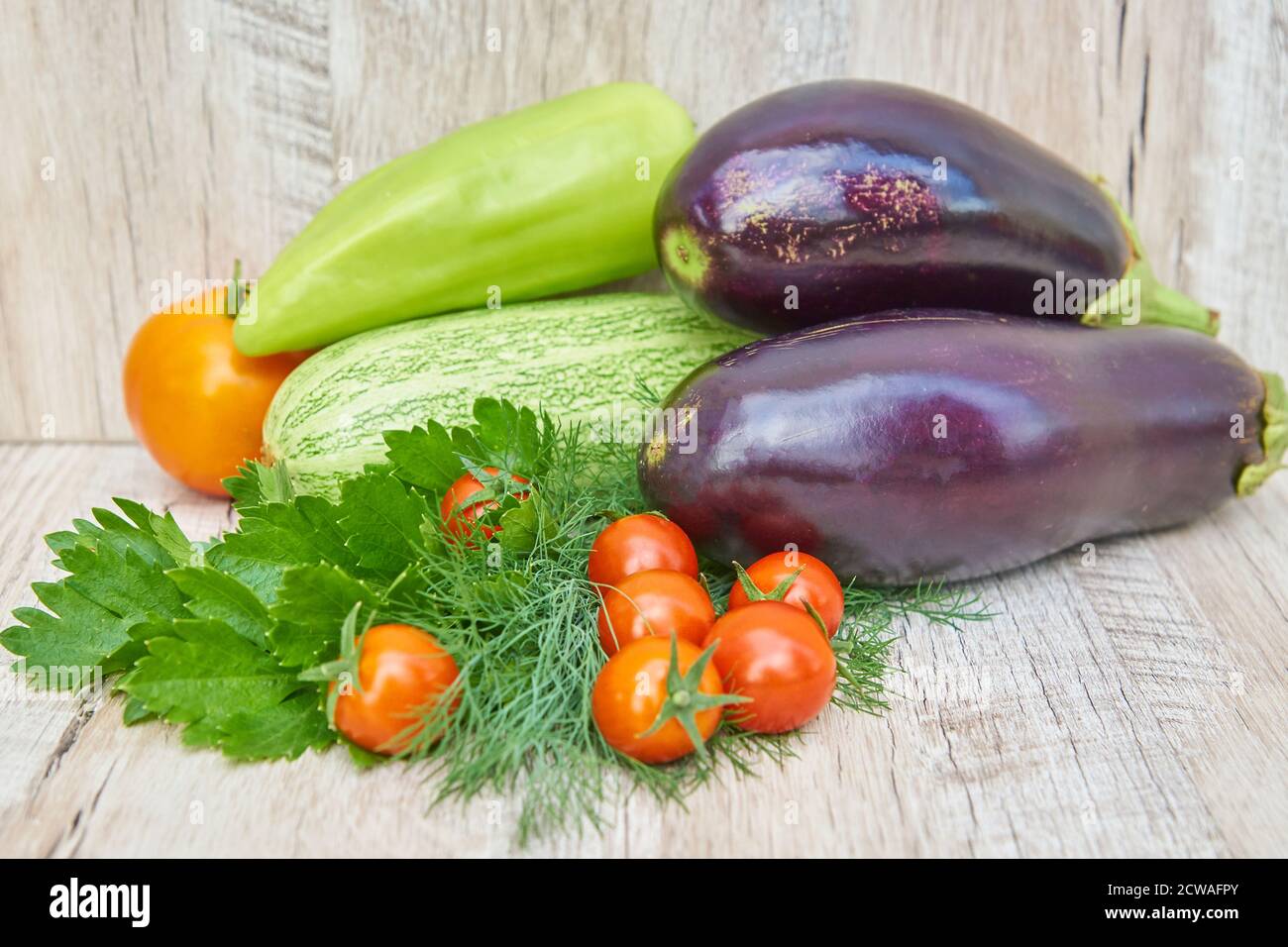 Raw Ripe Composition with assorted raw organic ripe vegetables. Healthy food ...