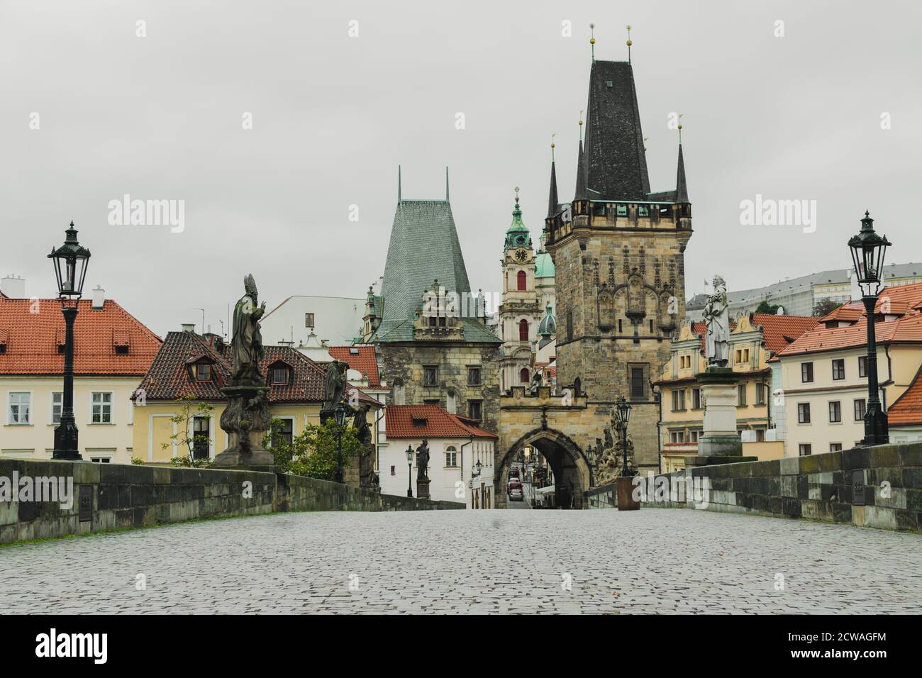 Charles Bridge, Prague Stock Photo