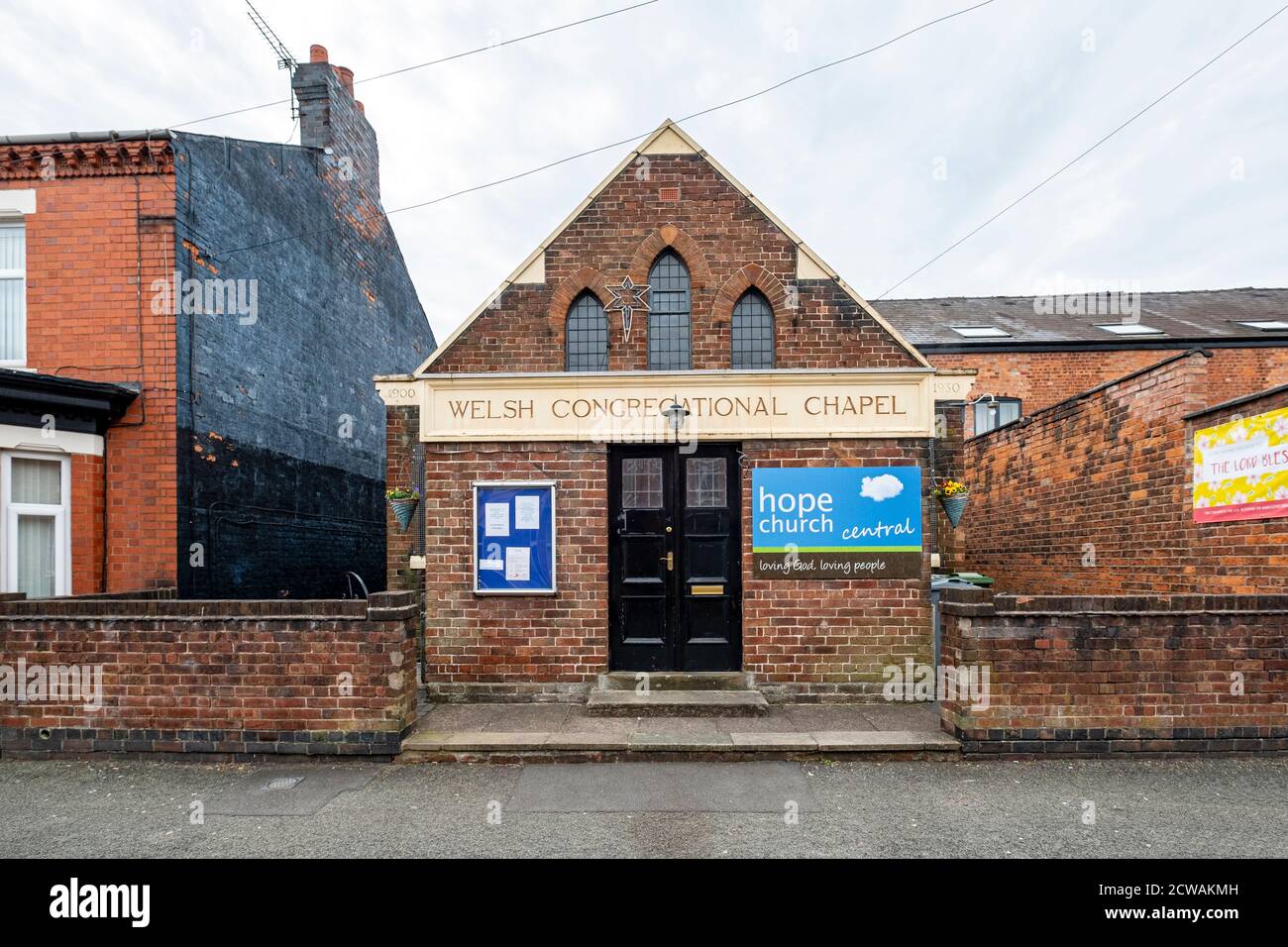 Welsh Congregational Chapel in Derrington Avenue, Crewe Cheshire UK