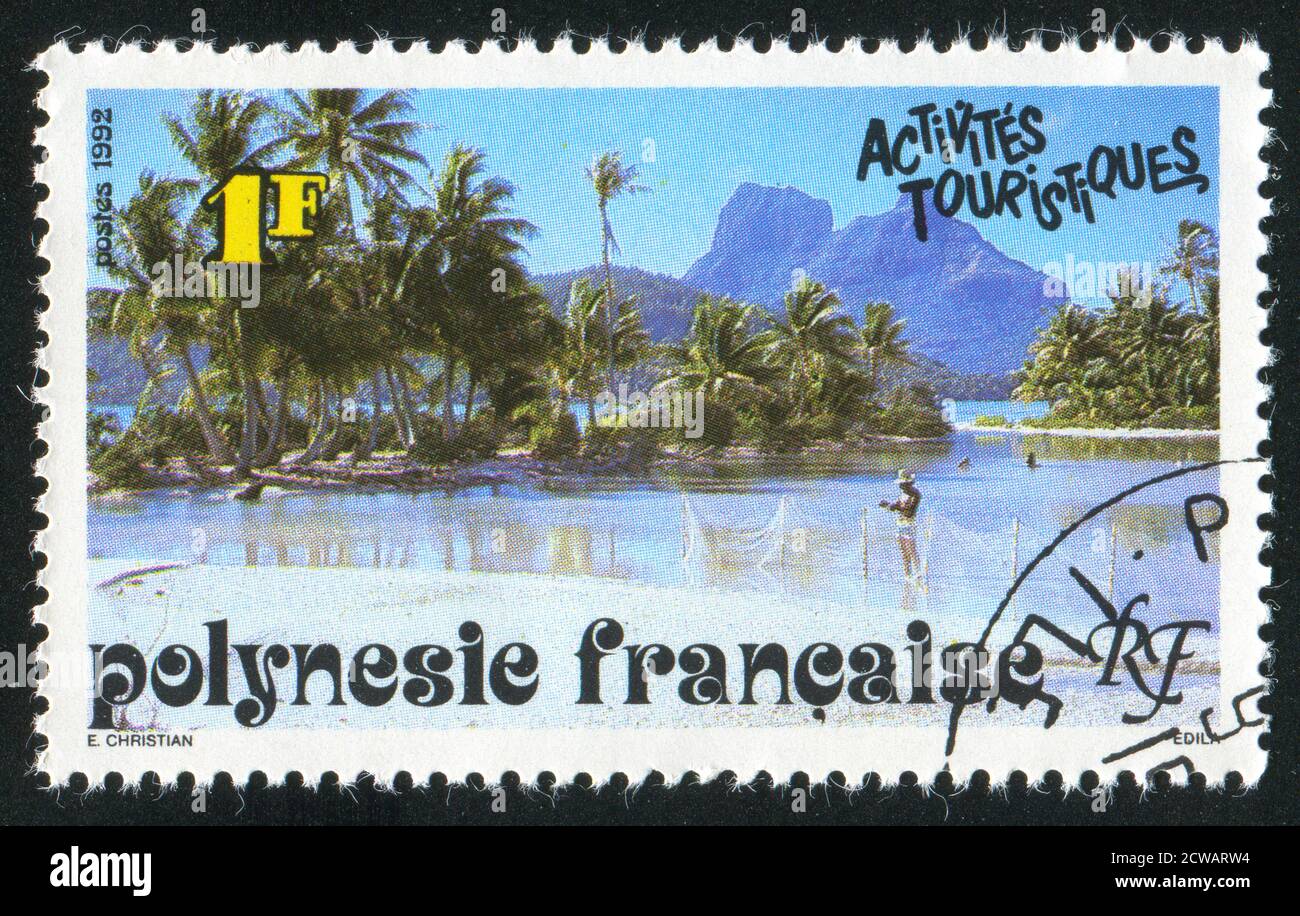 FRENCH POLYNESIA CIRCA 1992 stamp printed by French Polynesia, shows
