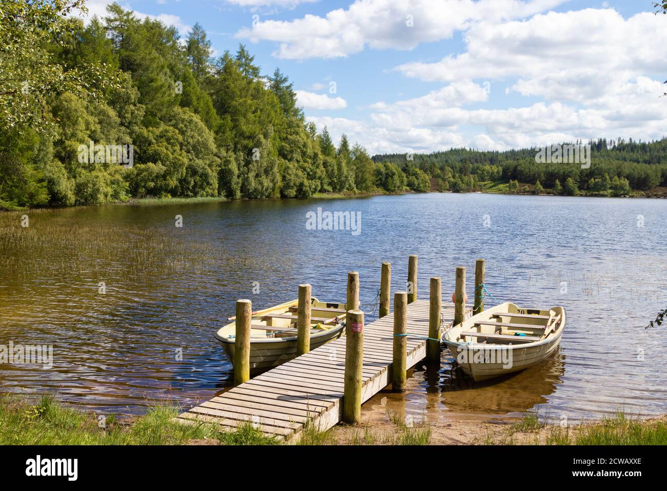 Dowally Loch on the Atholl Estate near Dunkeld, Perth and Kinross