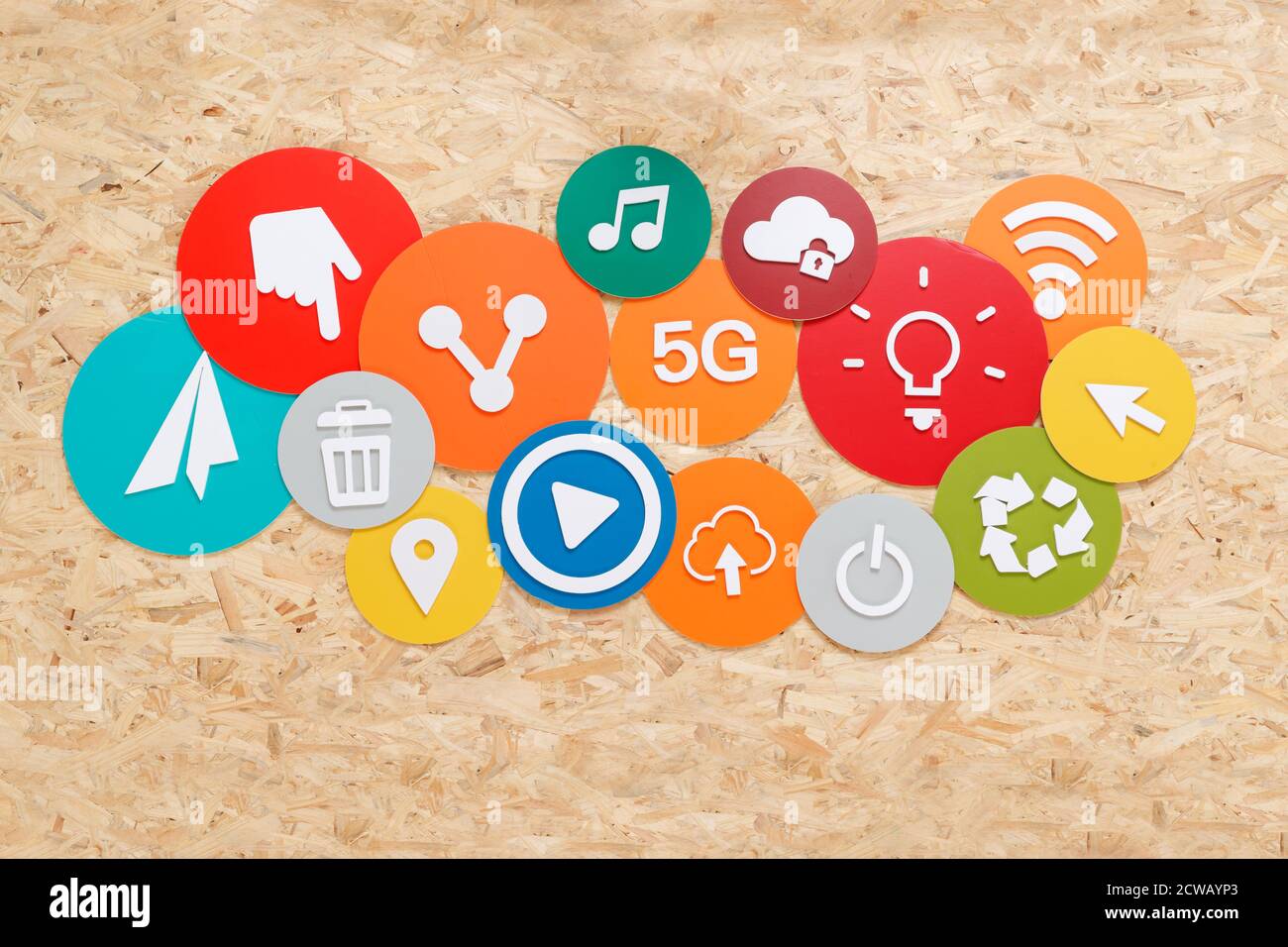 The network symbol Stock Photo - Alamy