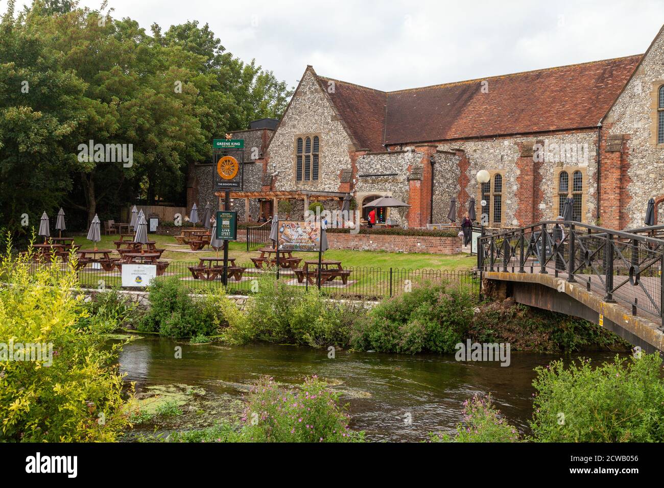 The Bishops Mill, The Maltings, Salisbury, Wiltshire, England Stock Photo