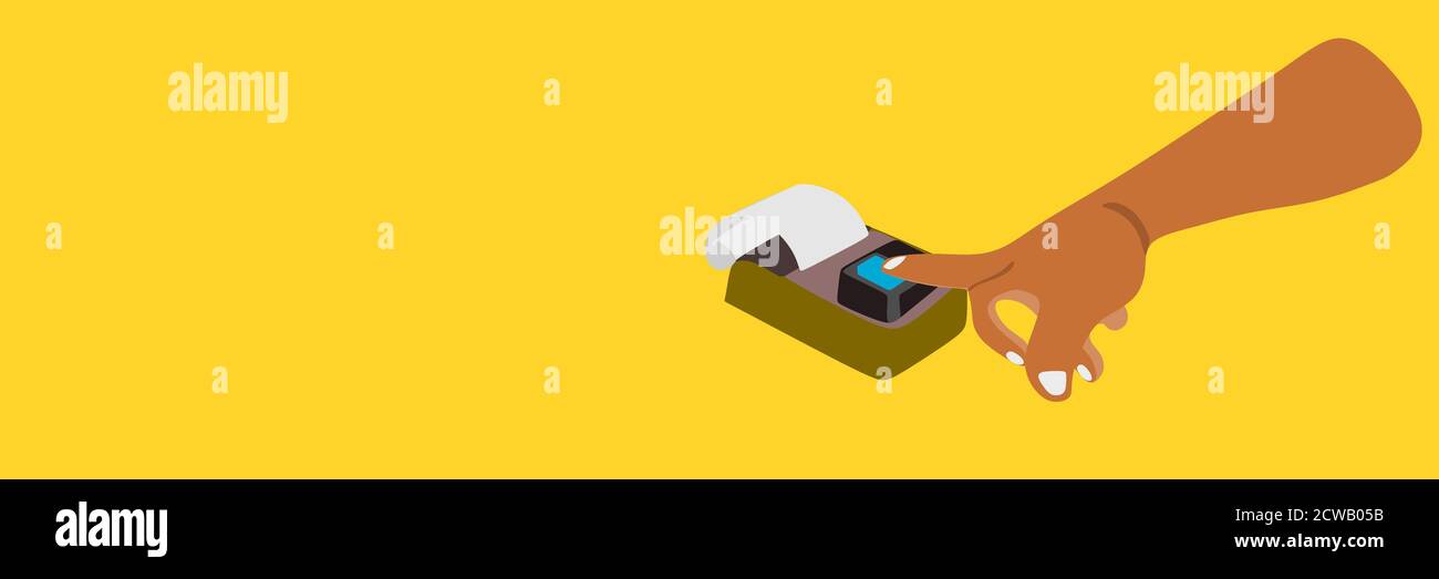 Thumb impression white paper hires stock photography and images Alamy