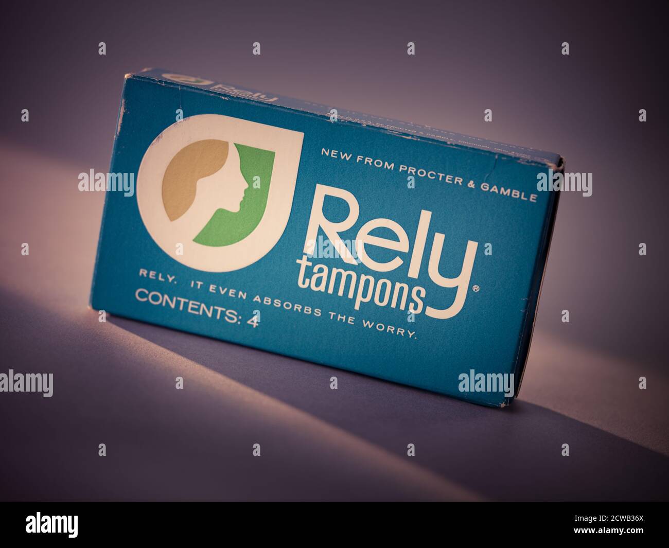 Rely Tampons, ca. 1978 In 1978, Procter, Gamble introduced Rely, a  super-absorbent tampon made of chemically treated polyester—which the  Centers for Disease Control and Prevention found increased risk for Toxic  Shock Syndrome (