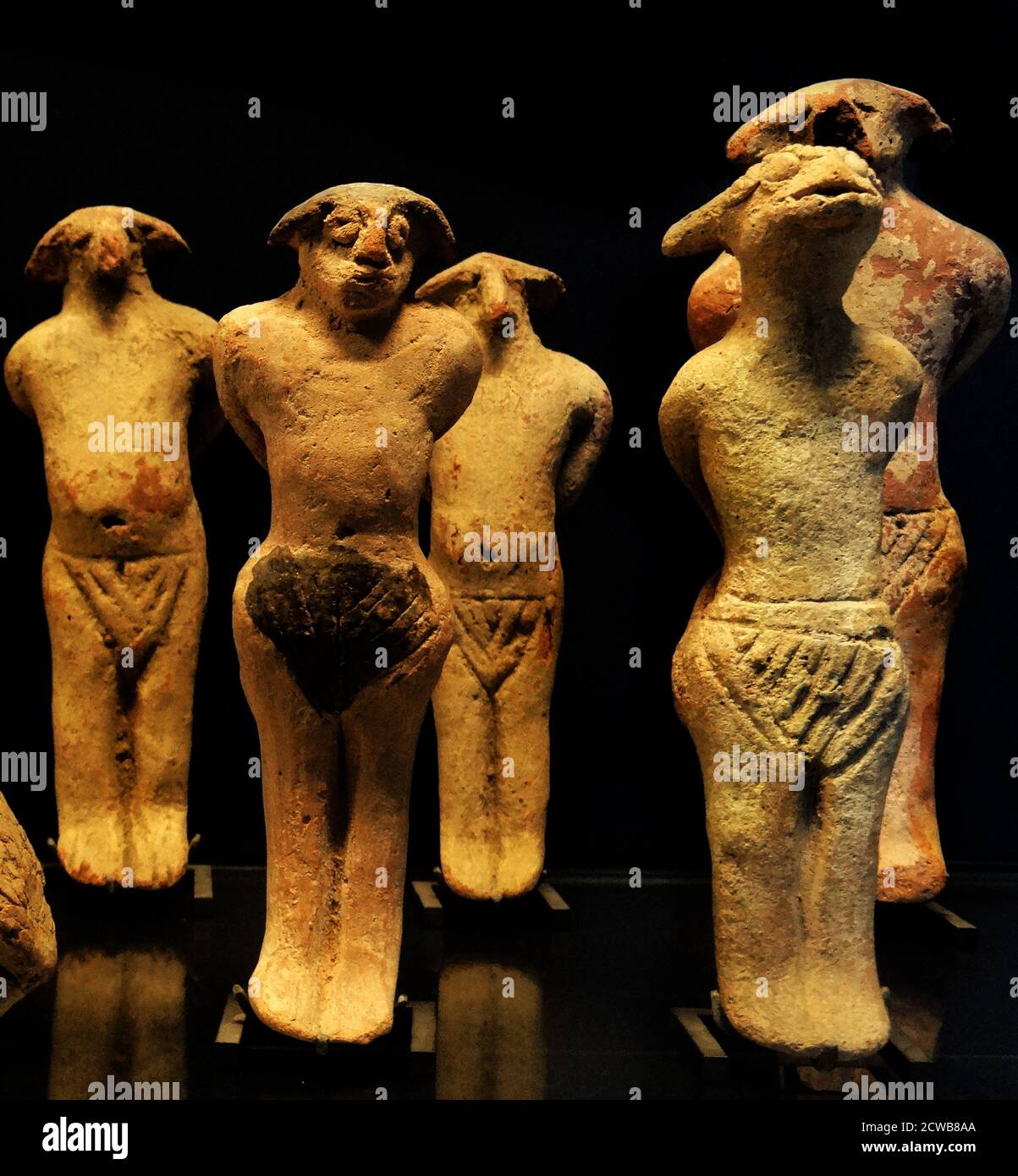 Ancient terracotta figurines from the 12th Century BC Stock Photo Alamy